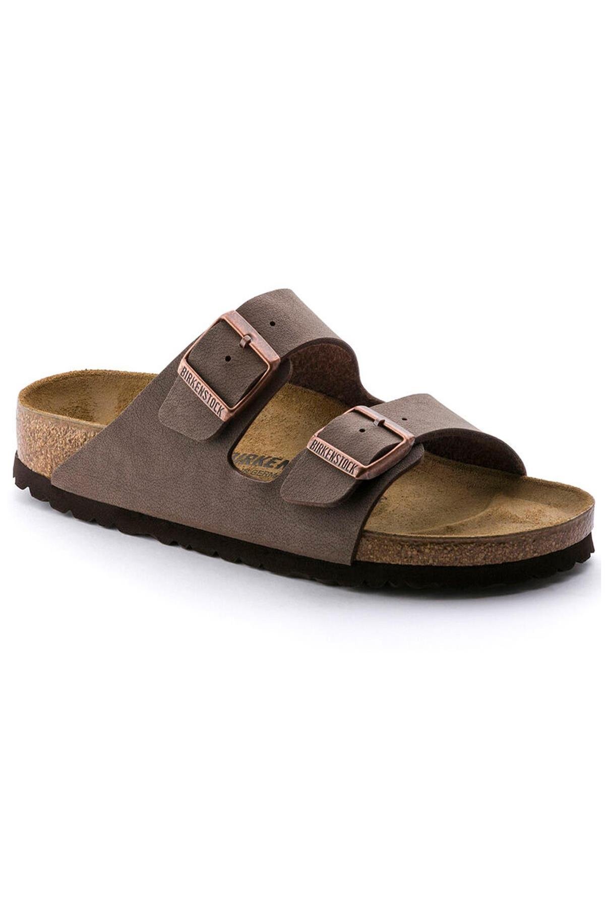 دمپایی آریزونا Bs 151183 - قهوه‌ای بیرکن استاک دمپایی Birkenstock