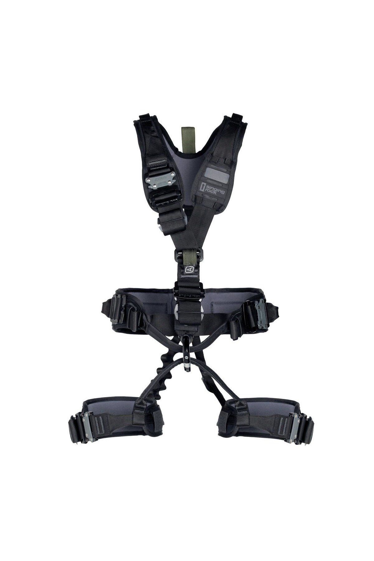 Singing Rock Tactic Master Tactical Full Body Harness Black