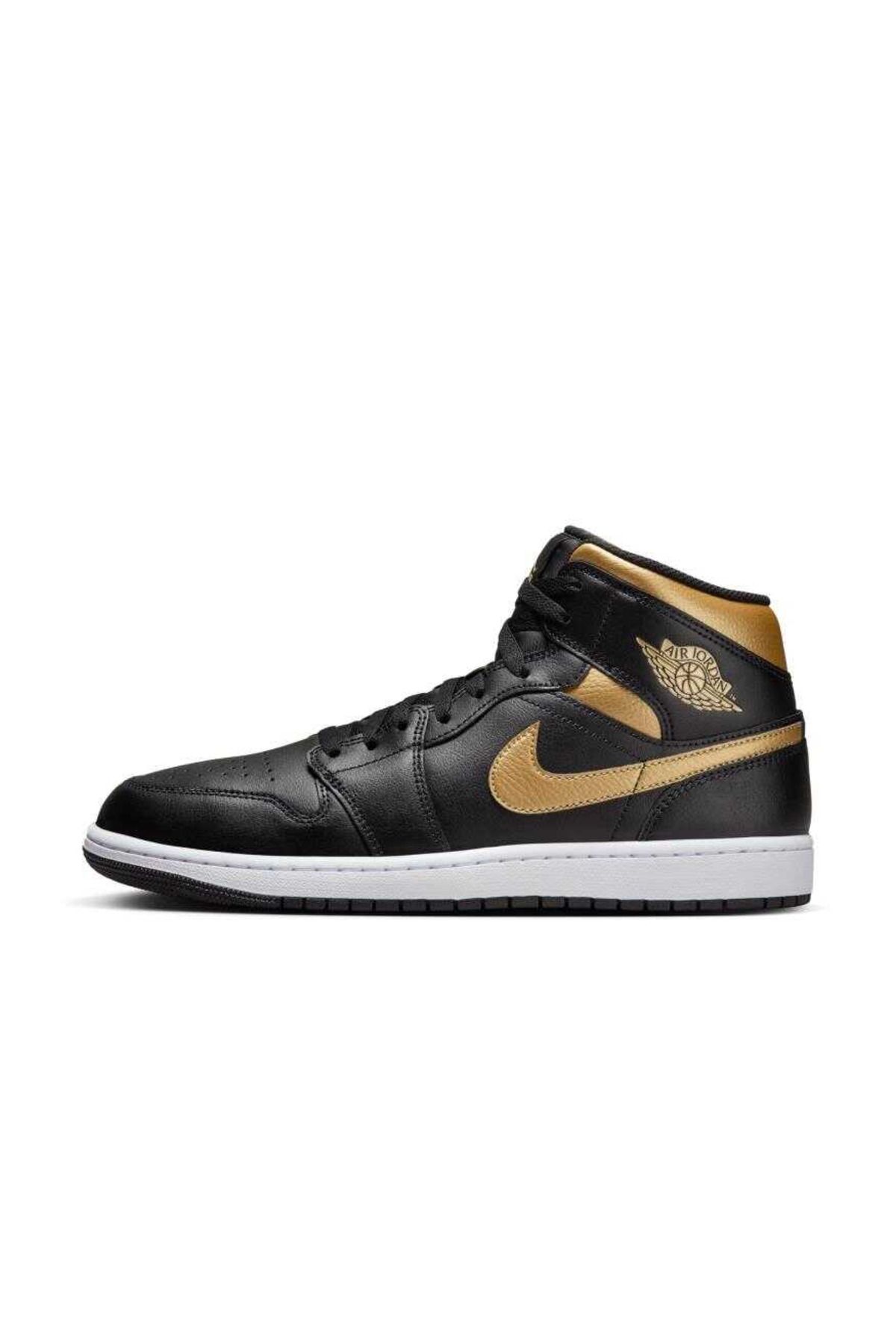 Nike NİKE Jordan Air 1 Mid Erkek Siyah Spor Ayakkabı DQ8426-071