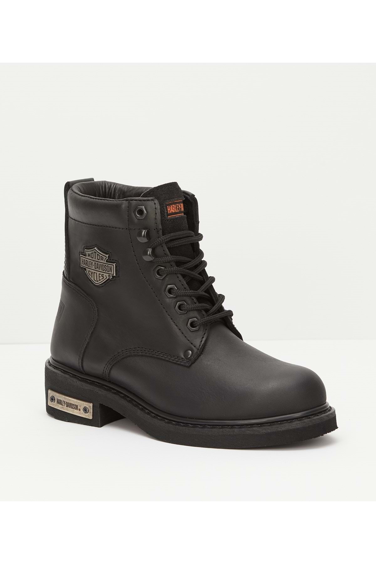Harley Davidson 025M100109 Gıbson Deri Erkek Bot SİYAH görsel 3