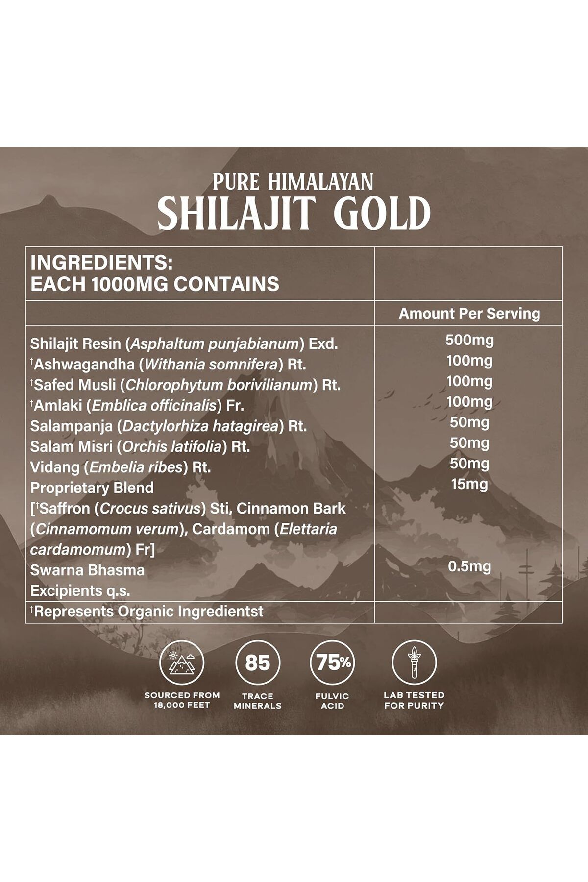 Wellbeing Nutrition-Pure Himalayan Shilajit Gold Resin 20G 6