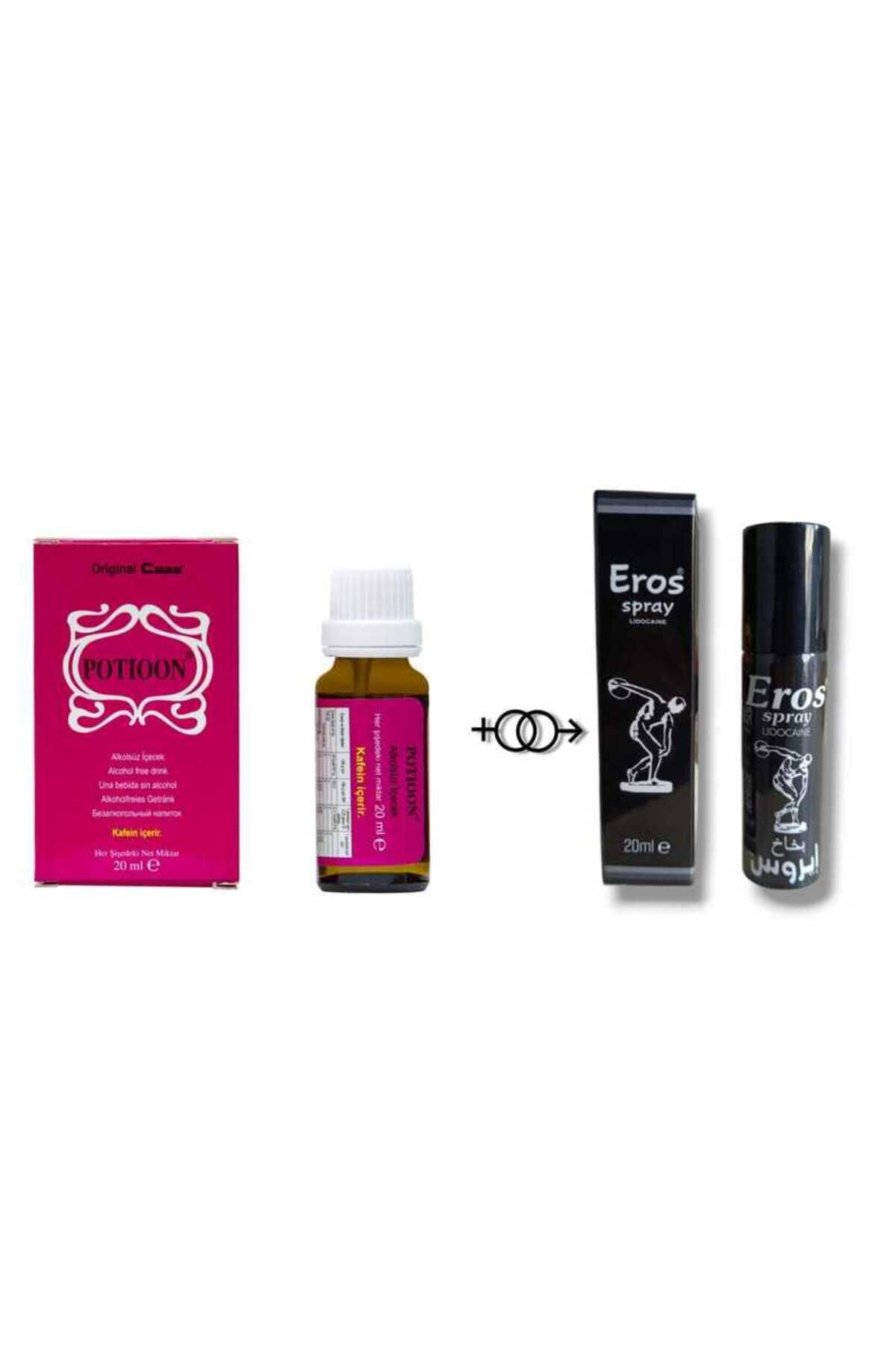 Eros Potıoon İstek Arttırıcılı Damla 20 ML + Eros Sprey 20 ML