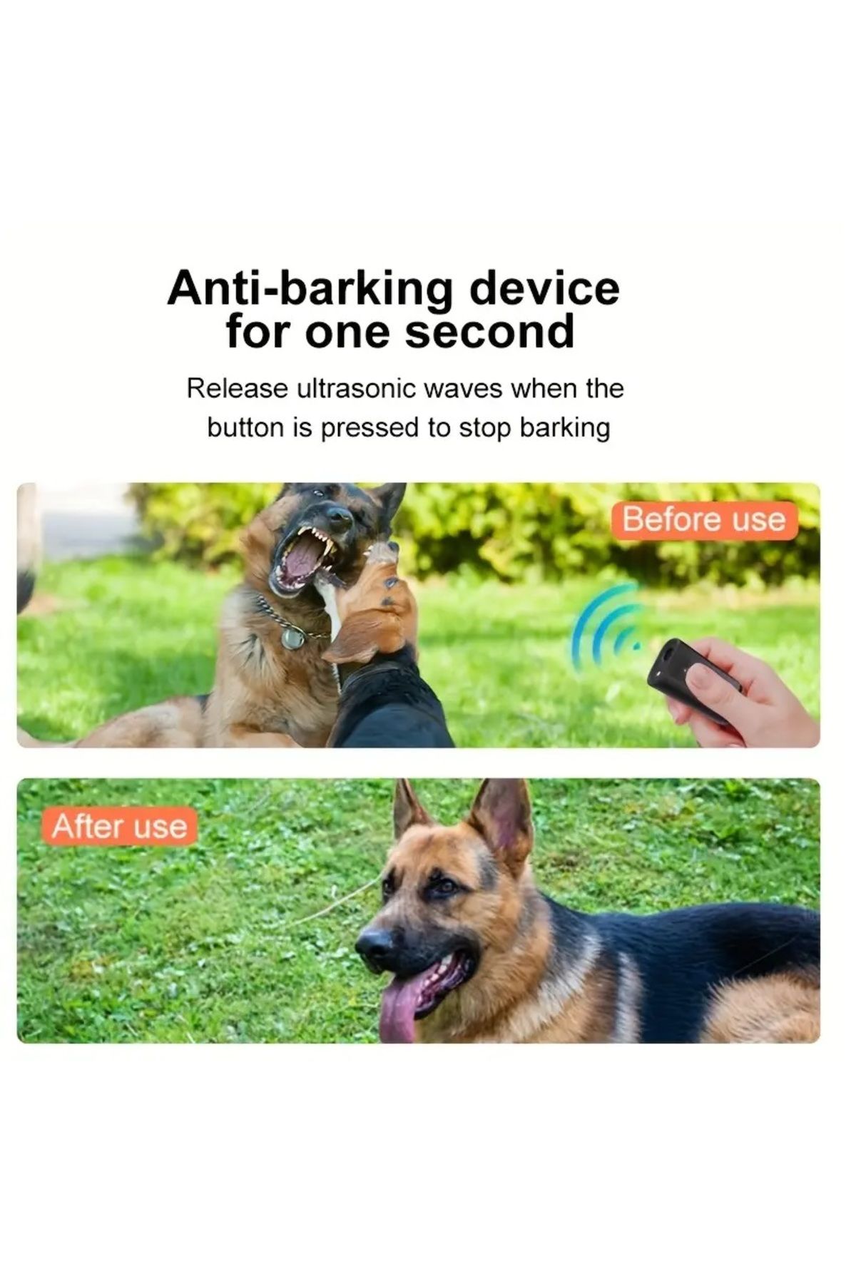 ÇARŞI PLATFORMU Mini Ultrasonik Köpek Kovucu, Şarj Edilebilir, Usb Şarjı İle,