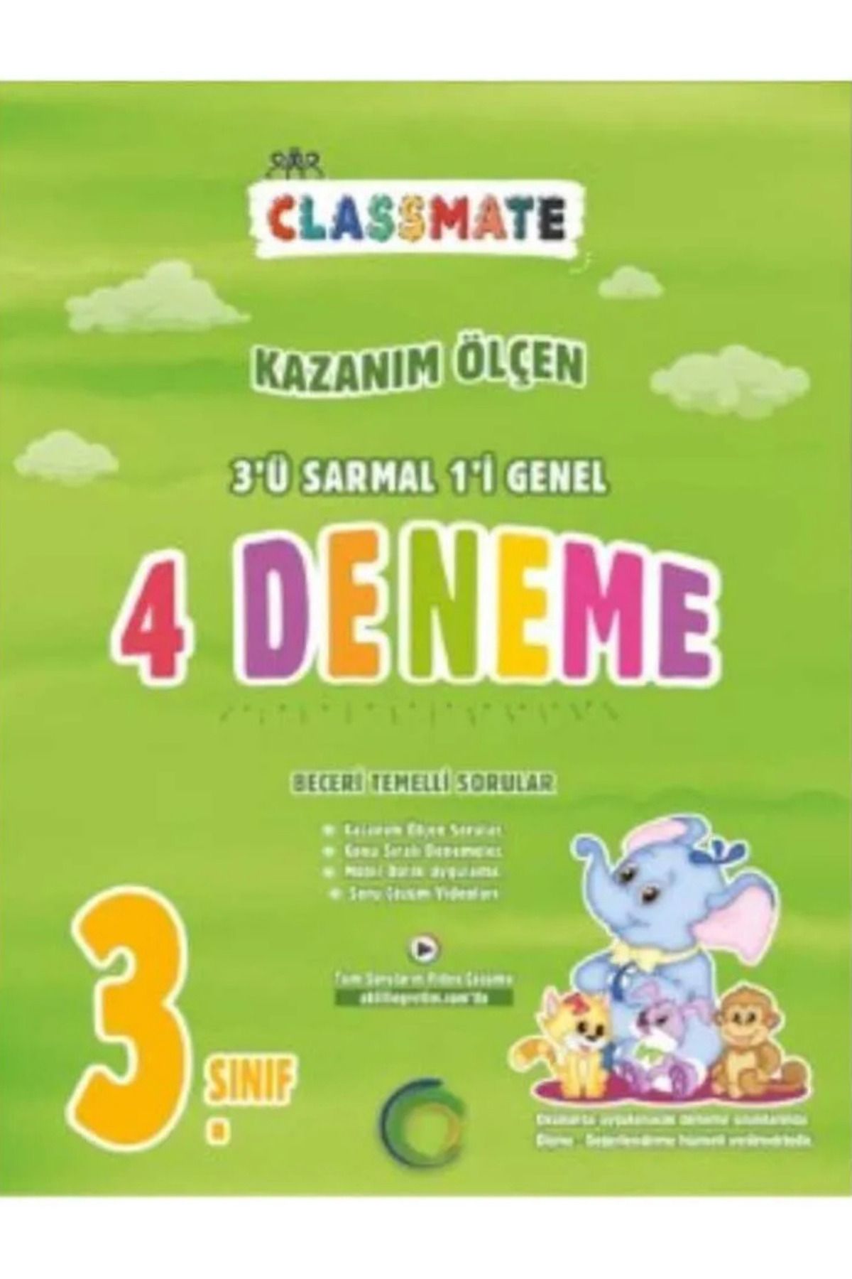 Okyanus Yayıncılık 2025-2026 3.SINIF CLASSMATE 4 DENEME (3'ü Sarmal 1'i Genel Deneme / Müfredata Uygun)