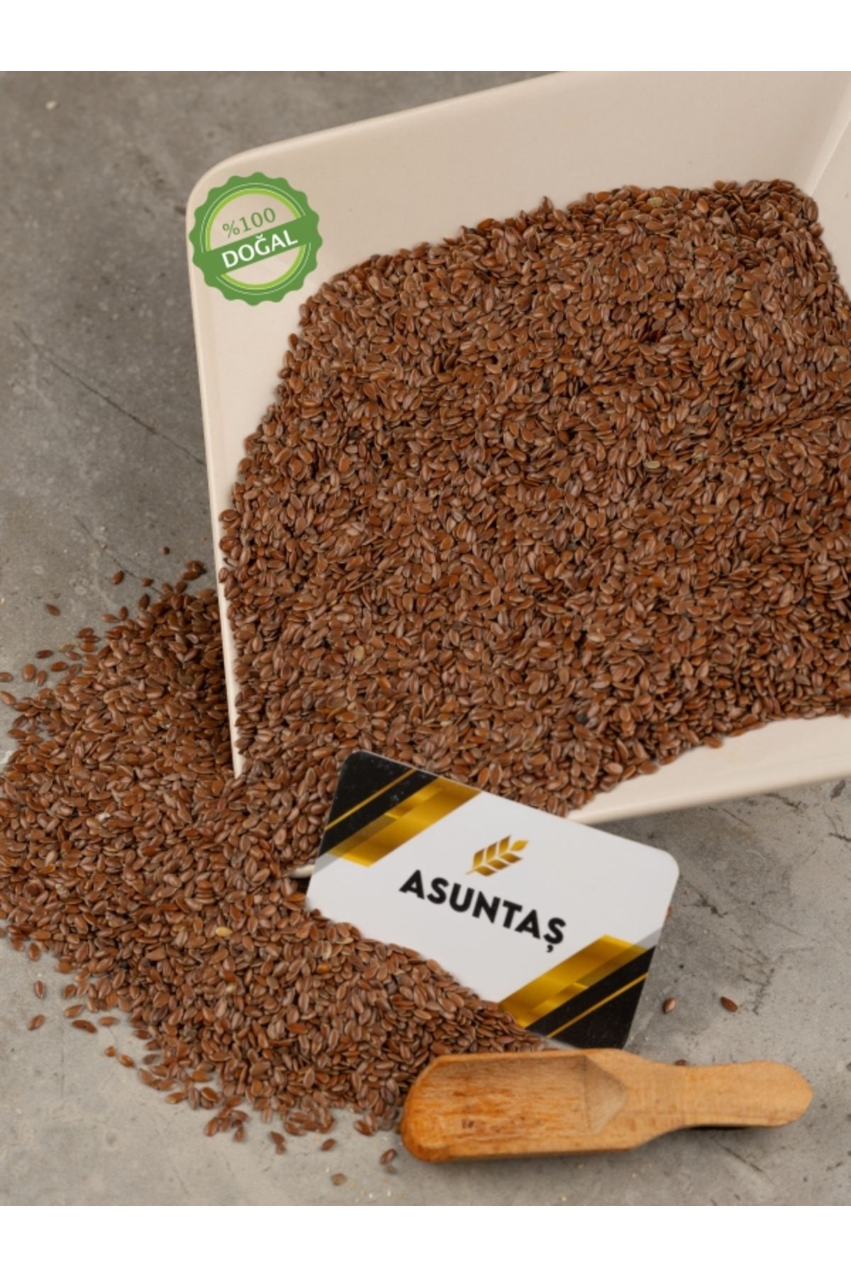 ASUNTAŞ Keten Tohumu Katkısız Vakumlu Paket 1kg