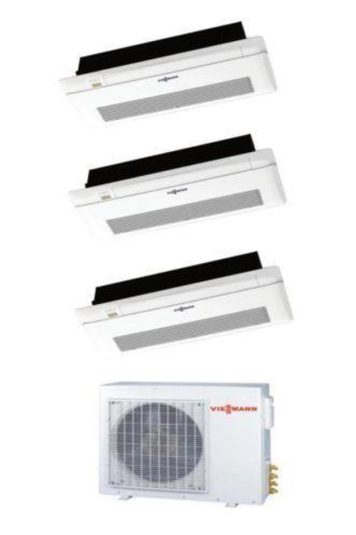 Viessmann Vitoclima Multi Tek Yön Kaset 1+3 Sistem (O4F3100M2) 18+18+18 Btu İç 10,5 kw Dış Ünite