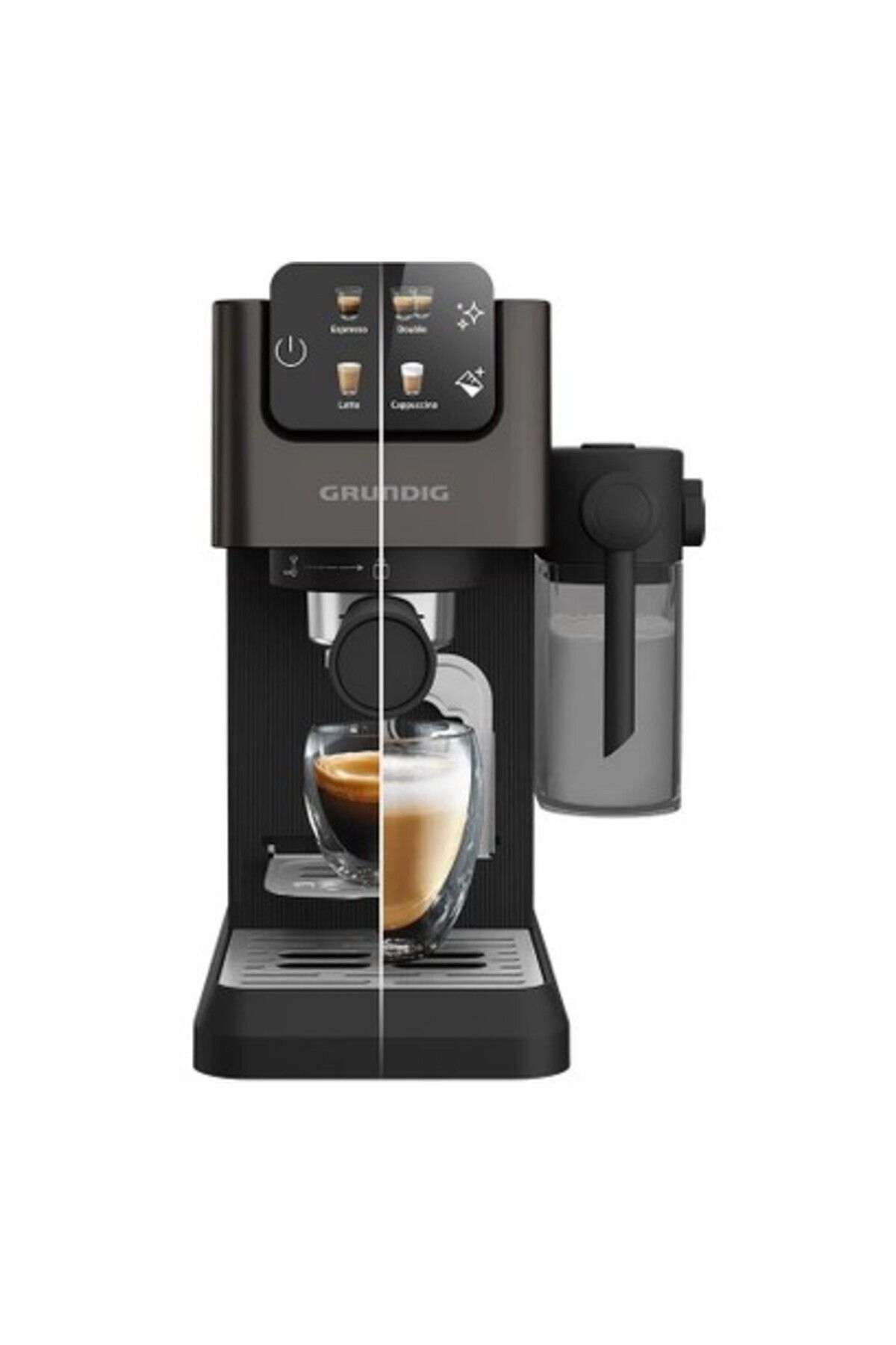 Grundig Delisia Coffe Entegre Süt Hazneli Yarı Otomatik Espresso