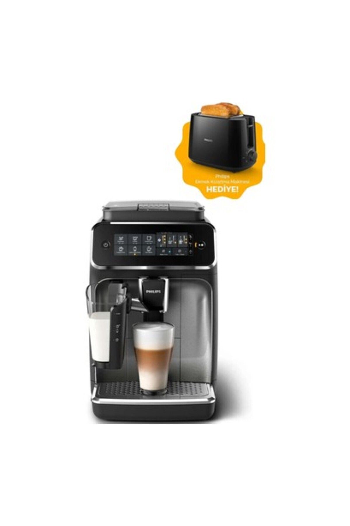 Philips Tam Otomatik Espresso Makinesi Philips Ekmek Kızartma Makinesi Hediyeli