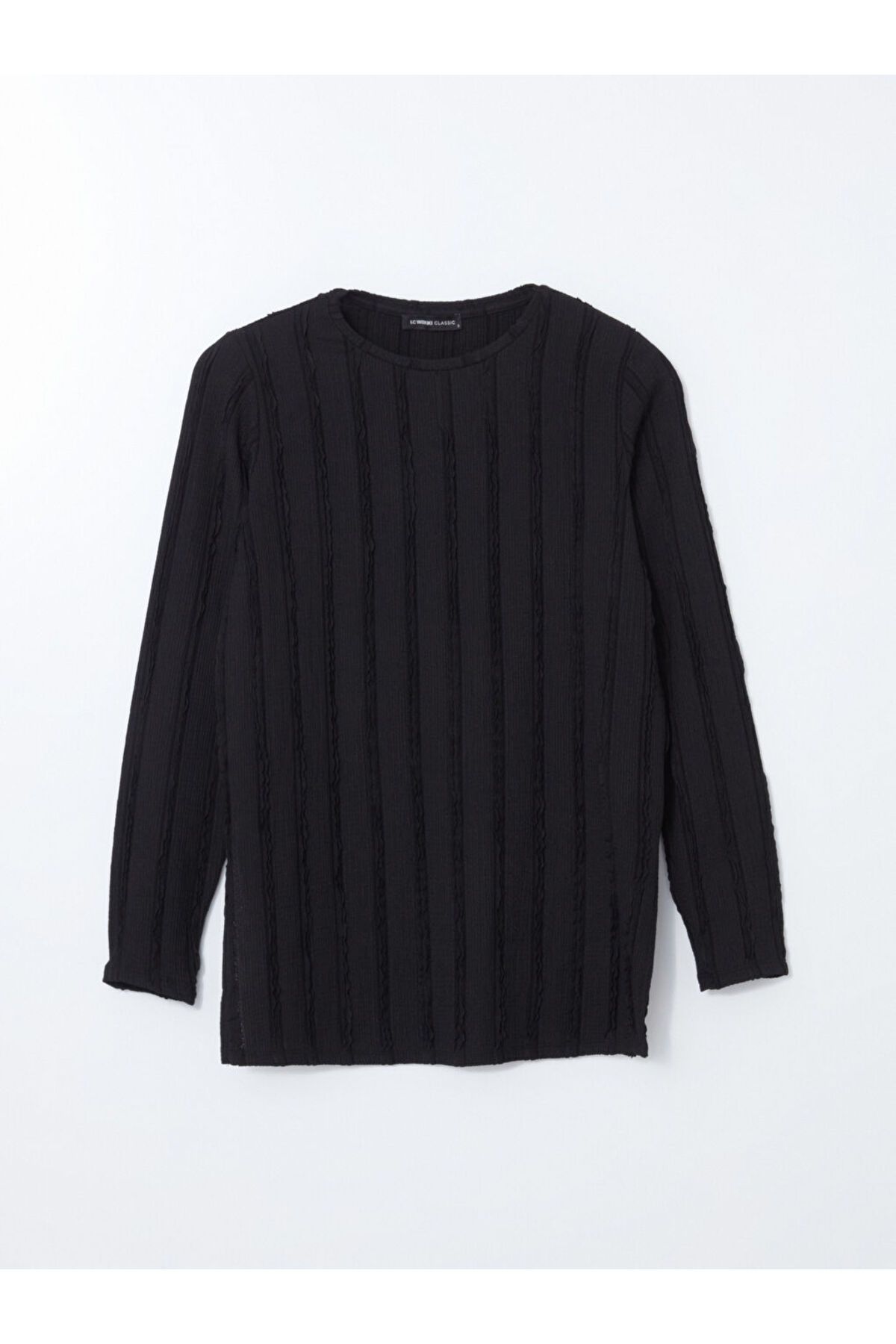 LC Waikiki-New Season Crew Neck Textured Women's Tunic - S5Lh66Z8 5