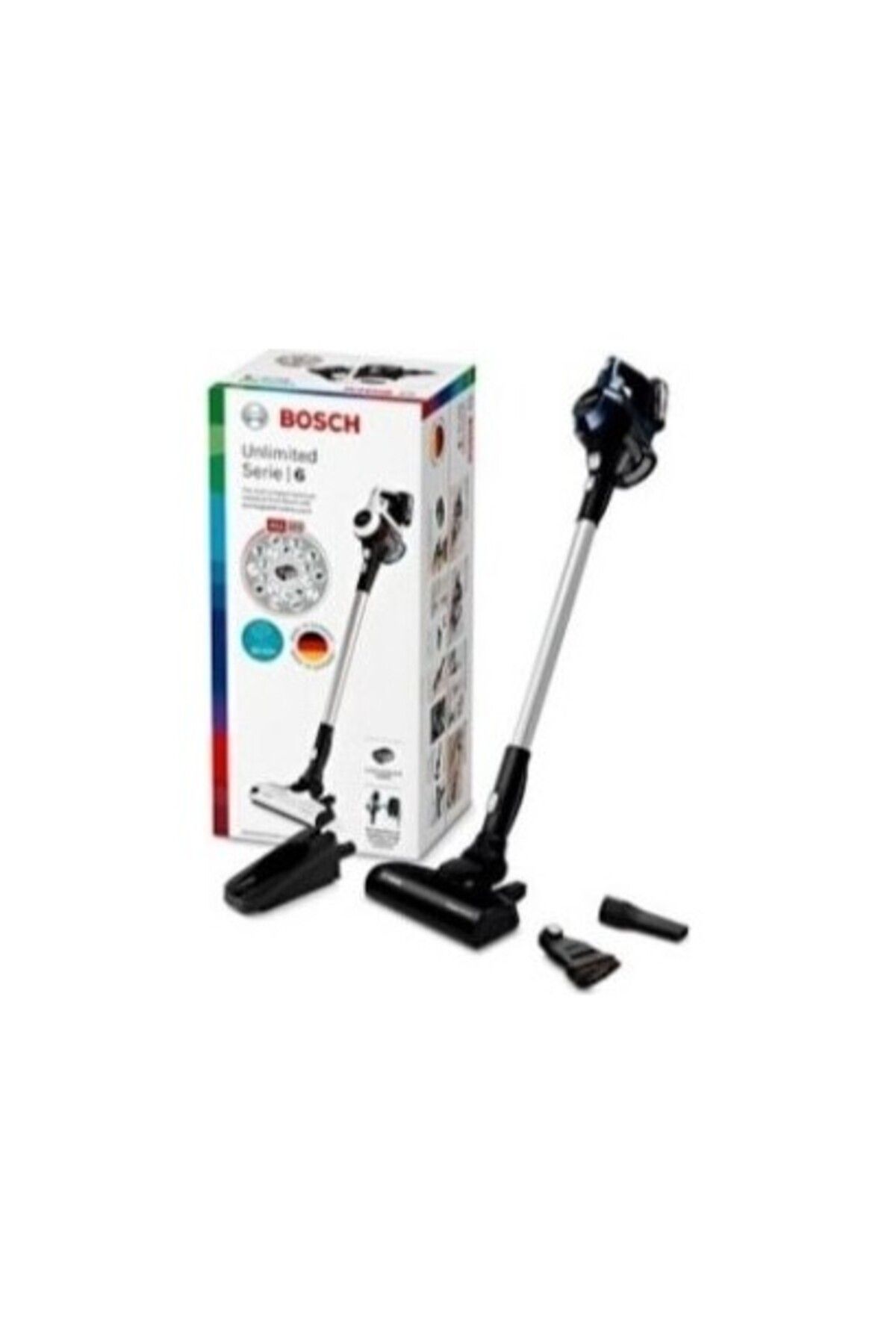 Bosch Şarjlı Dikey Süpürge 18 Volt 10 Yıl Motor Garantili