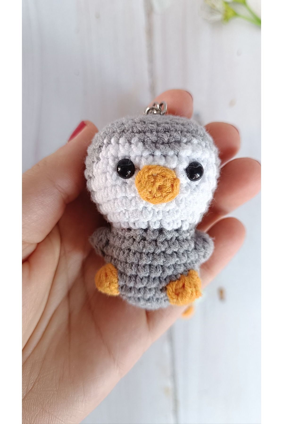 shop Penguen Amigurumi Örgü Anahtarlık Oyuncak