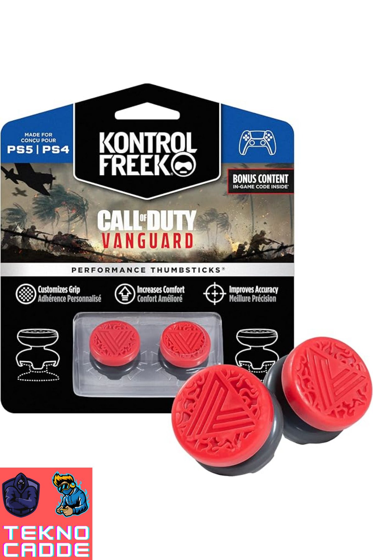 beboncool Kontrolfreek PS4/PS5 Uyumlu FPSFREEK Analog Yükseltici Performans Yükseltici PAD