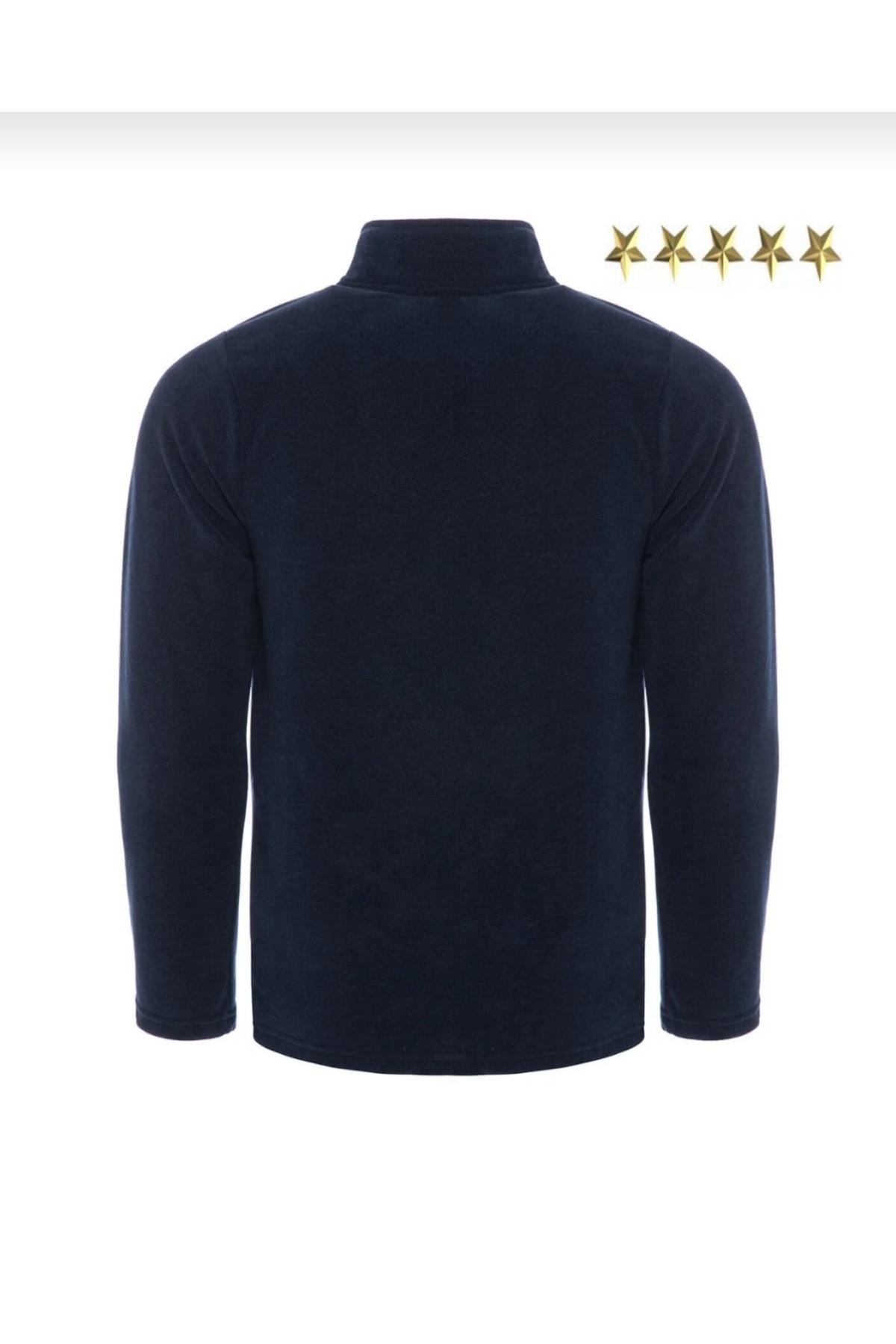 Genel Markalar Erkek Polar Tam Fermuarlı 3 Cepli Outdoor Polar Ceket görsel 2