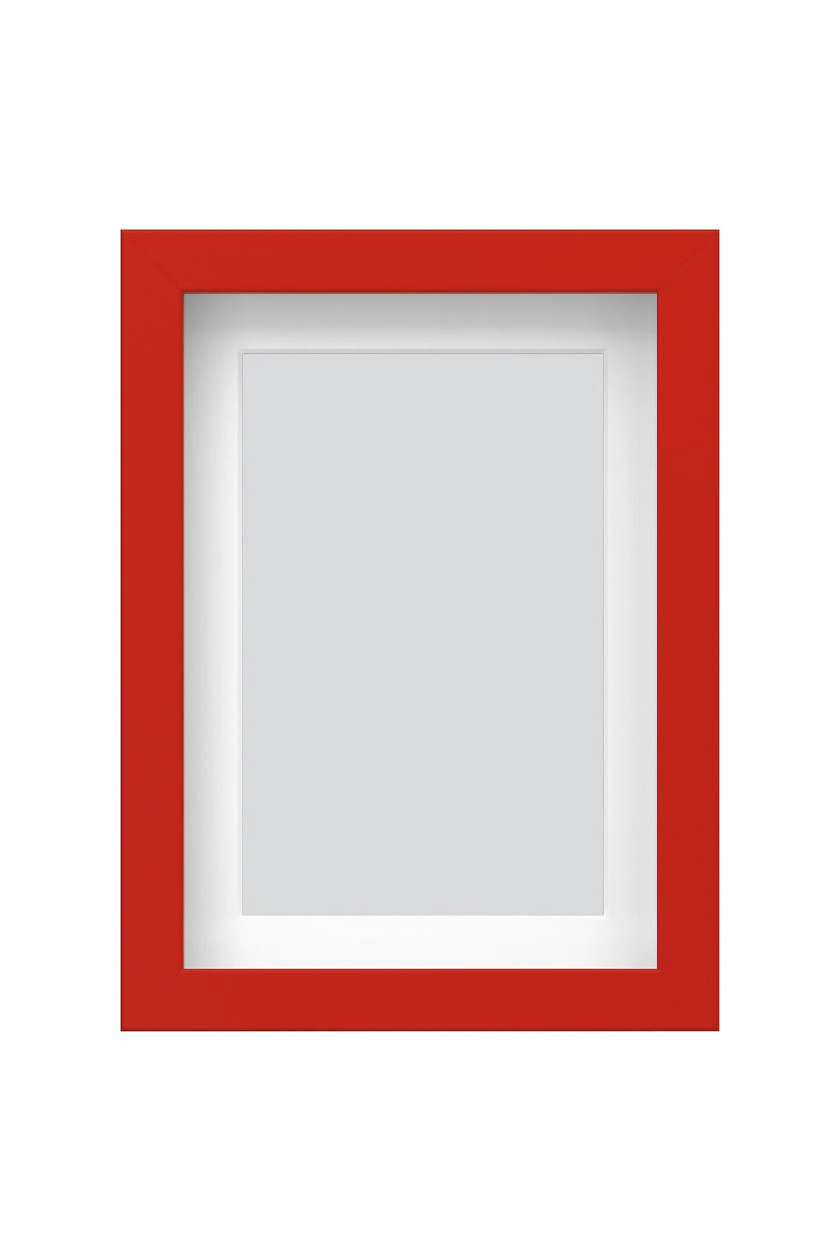IKEA RÖDALM Kırmızı 13x18 cm Kalın Kenarlı Paspartulu Derinlikli