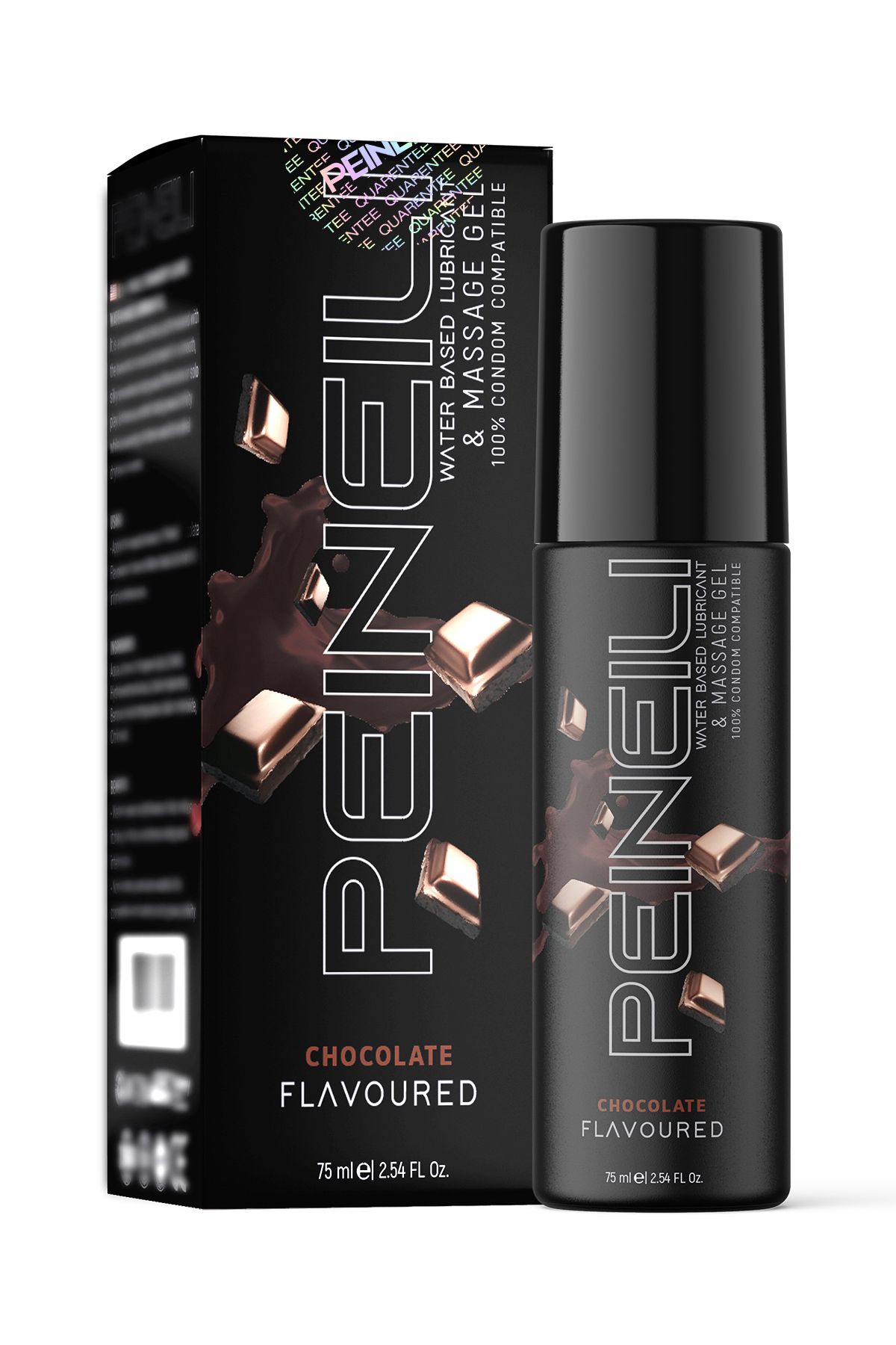 PEINEILI Çikolatalı Kayganlaştırıcı Masaj Jel Su Bazlı 75 ml Chocolate Lubricant Massage Gel Water Based