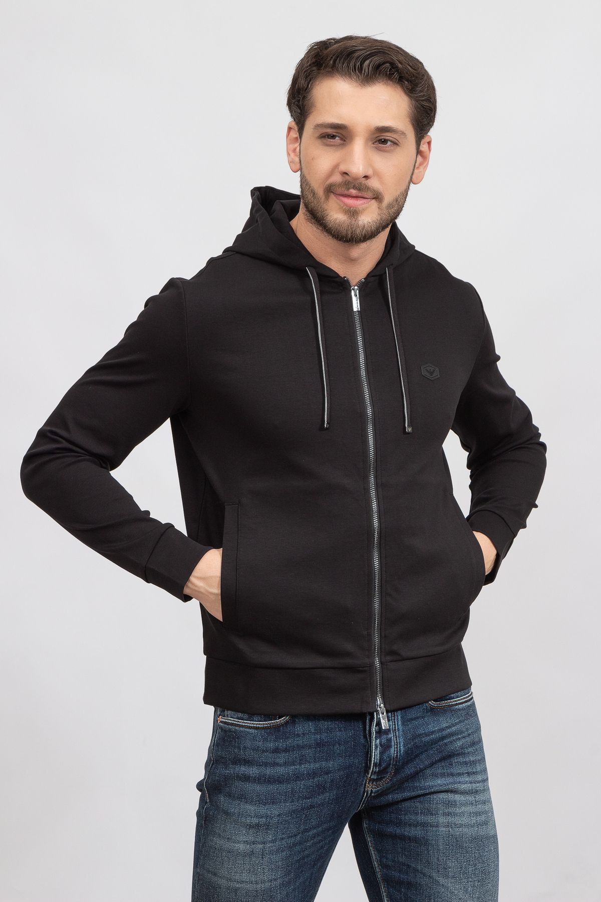 سویشرت مردانه زیپ دار 8n1mg01jbtz Emporio Armani