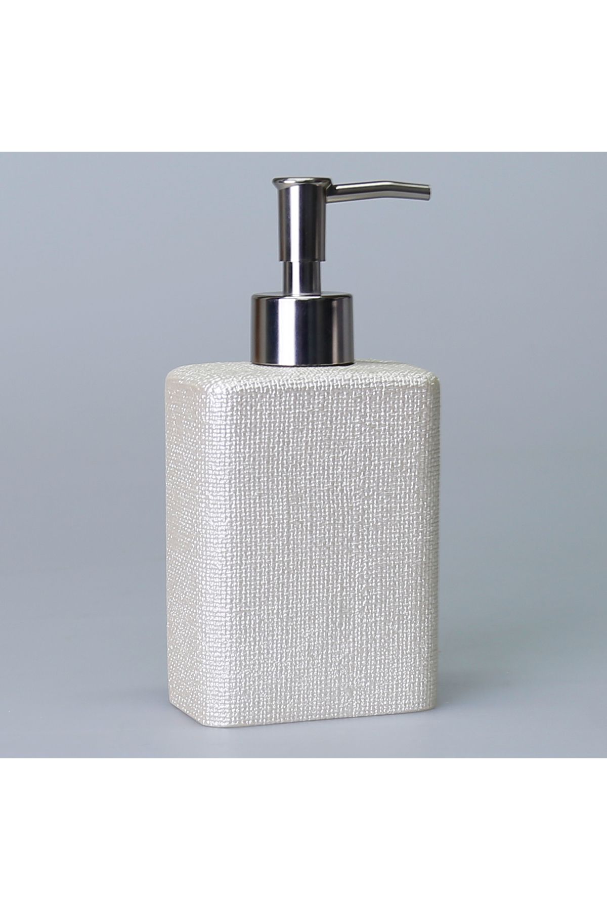 Selim-Linen Trash Can with Pearl Detail 4