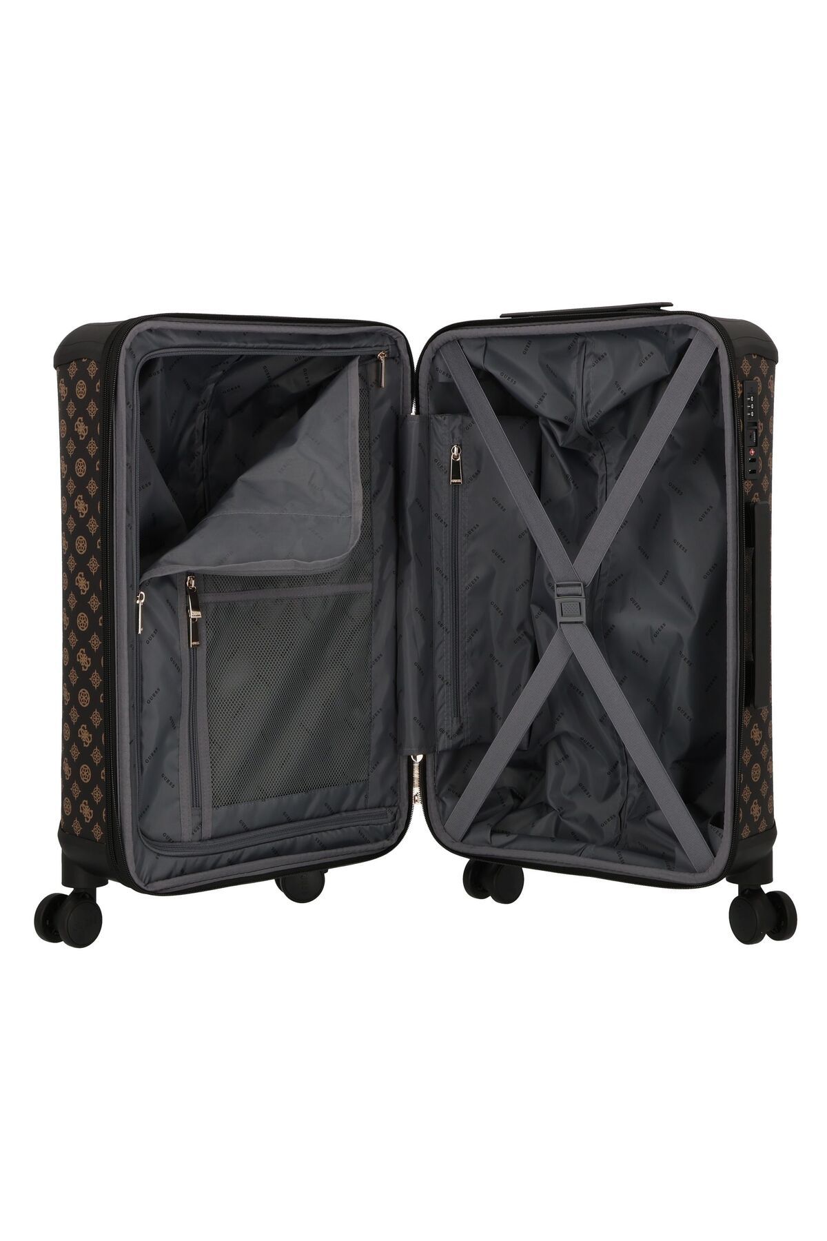 Guess-Wilder 4 Rollen Trolley 64 cm mit Dehnfalte 5