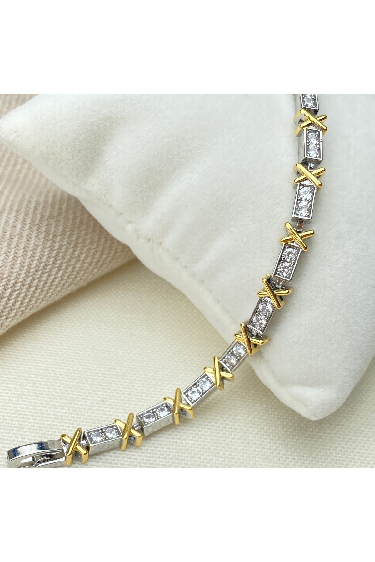 Kyver Xoxo Bileklik Tiffany Model Yüksek Kalite 316 L Paslanmaz