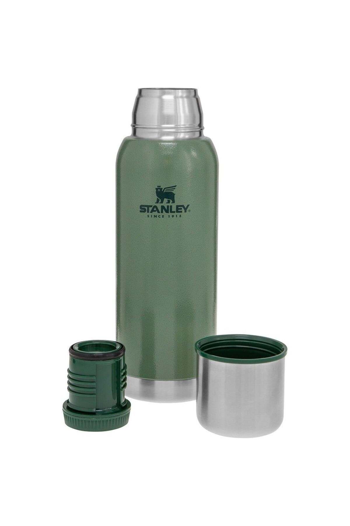 Stanley 10-01570-020 Adventure Vakumlu 1 Litre Çelik Termos - Yeşil