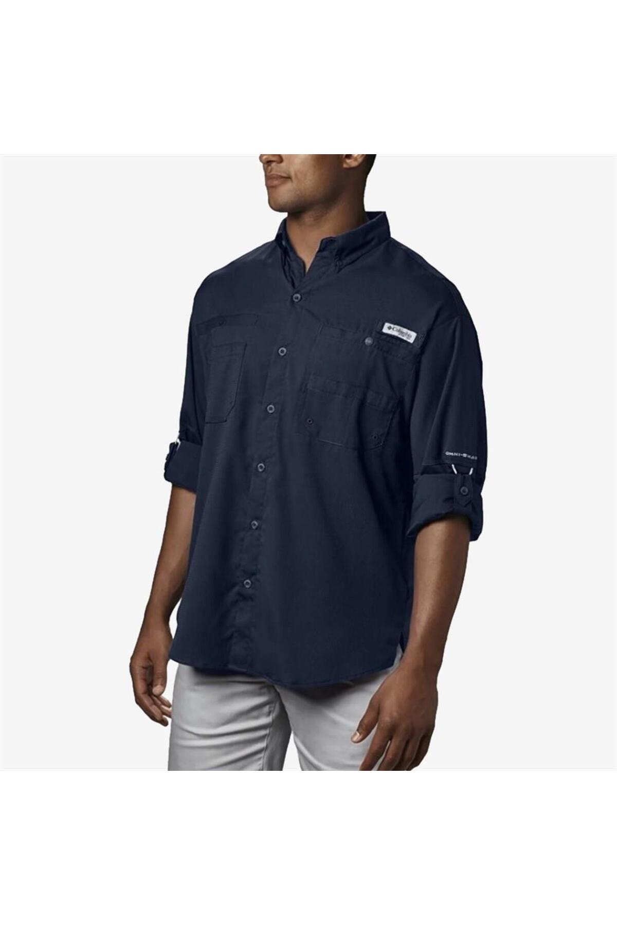 Fm7253 Tamiami Ii Ls Shirt Erkek Gömlek — سرمه‌ای 1286061464 — تصویر 2 از 3