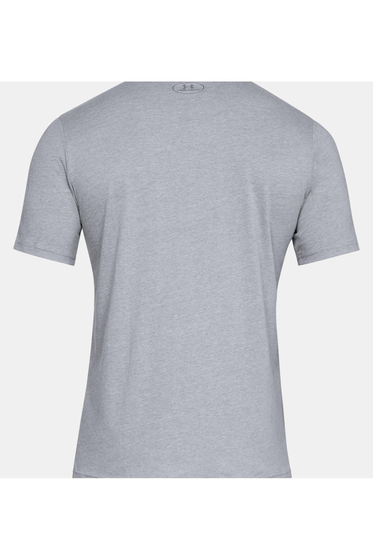 تی شرت ورزشی مشکی مردانه آستین کوتاه ورزشیTYLE BOXED UA 1329581 035 Under Armour