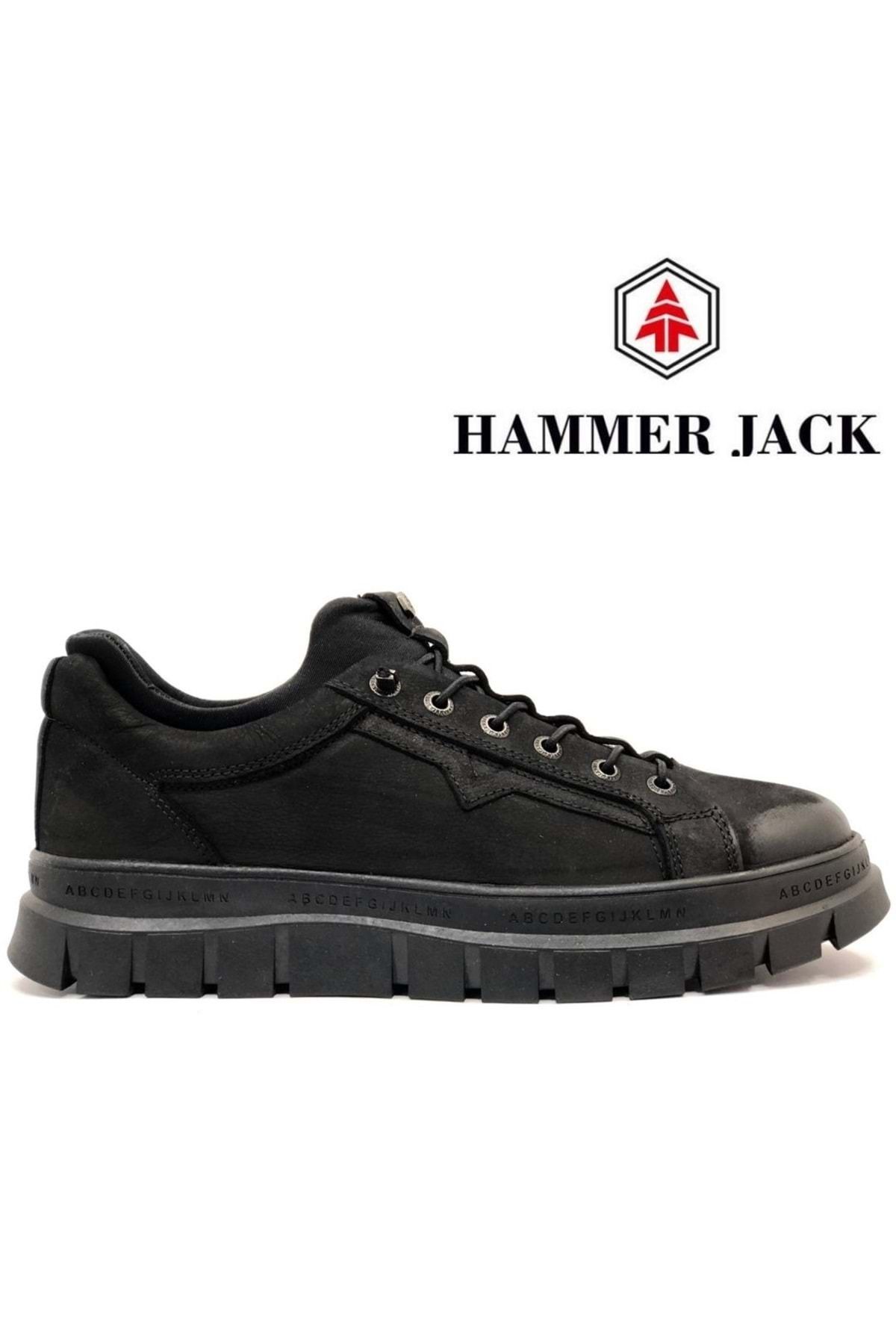 Hammer Jack Alphen 102-24802-m Pantofi Casual Pentru Bărbați Din Piele Neagră Masculin - 44