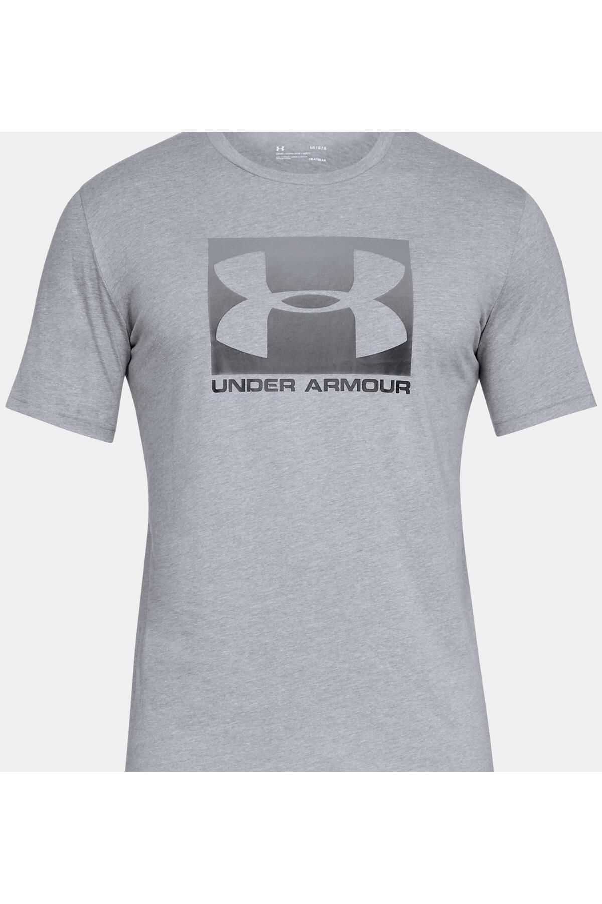 تی شرت ورزشی مشکی مردانه آستین کوتاه ورزشیTYLE BOXED UA 1329581 035 Under Armour