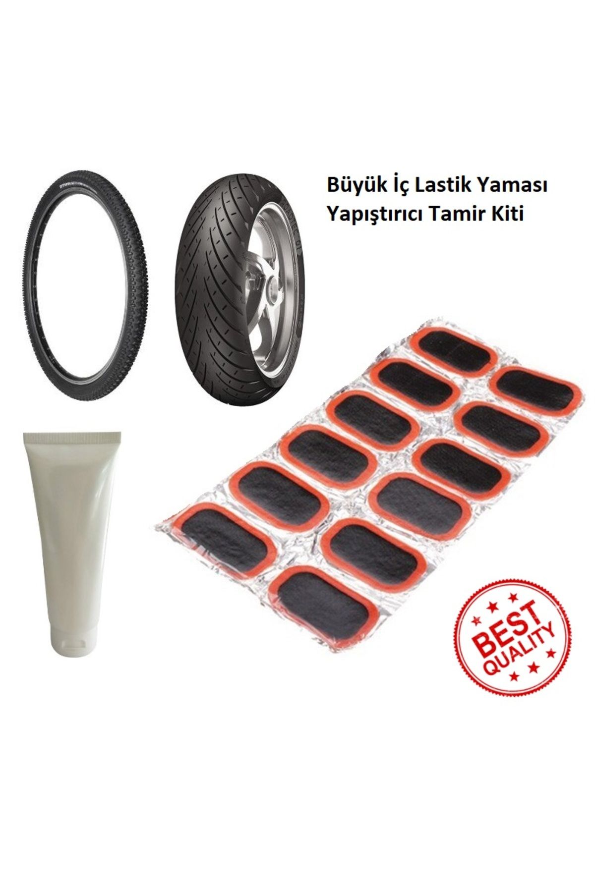 Astra Market Büyük Lastik Yaması - Bisiklet - Motor Lastiği Yaması