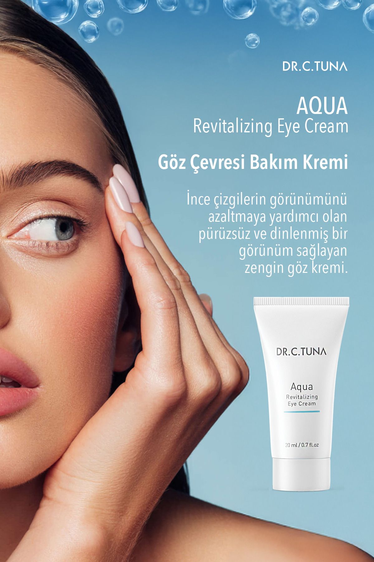 کرم دور چشم کرمی دکتر C. TUNA AQUA 20 میل Farmasi