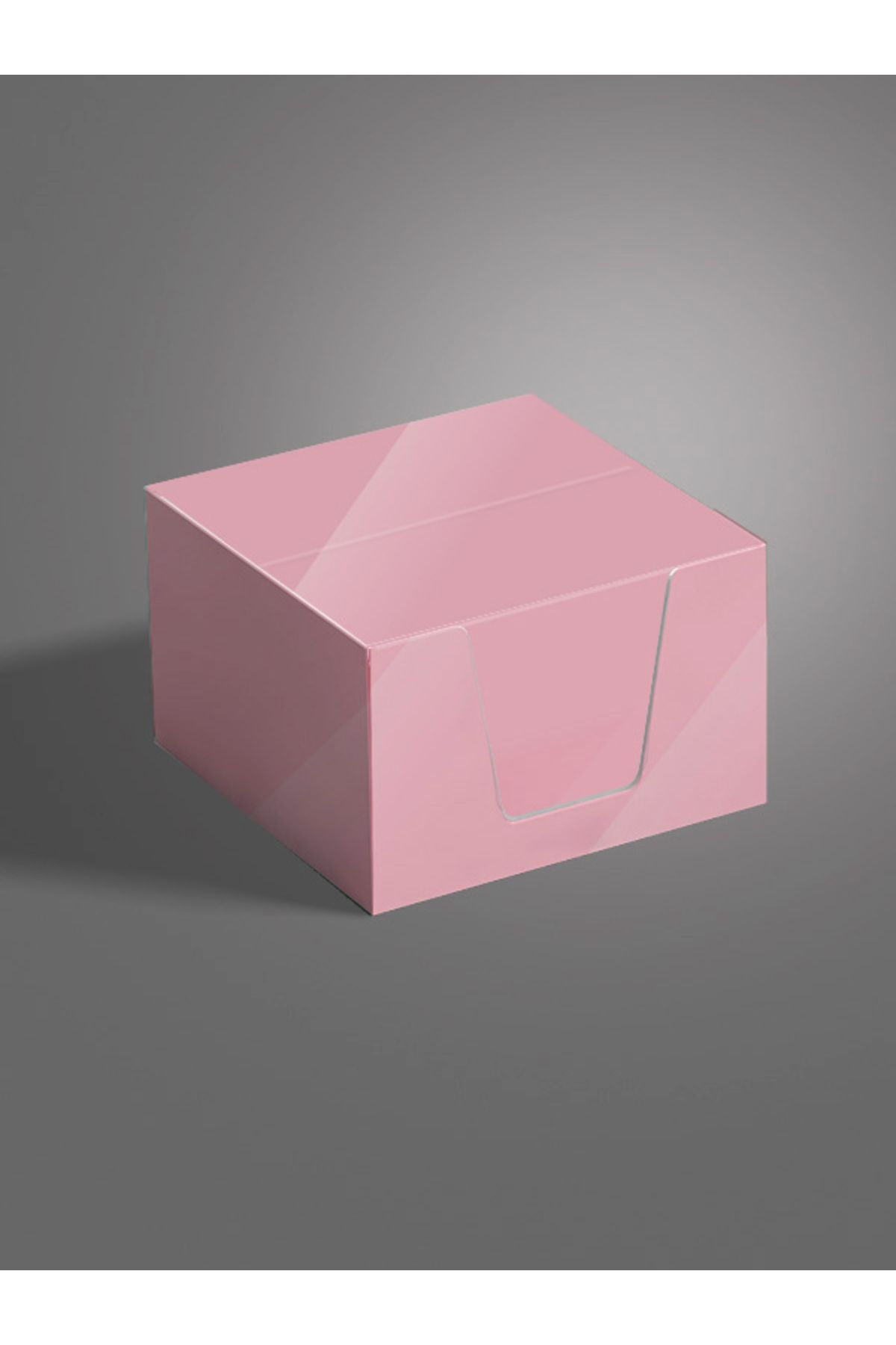 AYKUT OFSET-5Pcs,Pink Boxed,Cube Memo Pad,Boxed Block Note,Note Paper,Note Holder,Cube Note Paper 500Pcs, 8X8 2