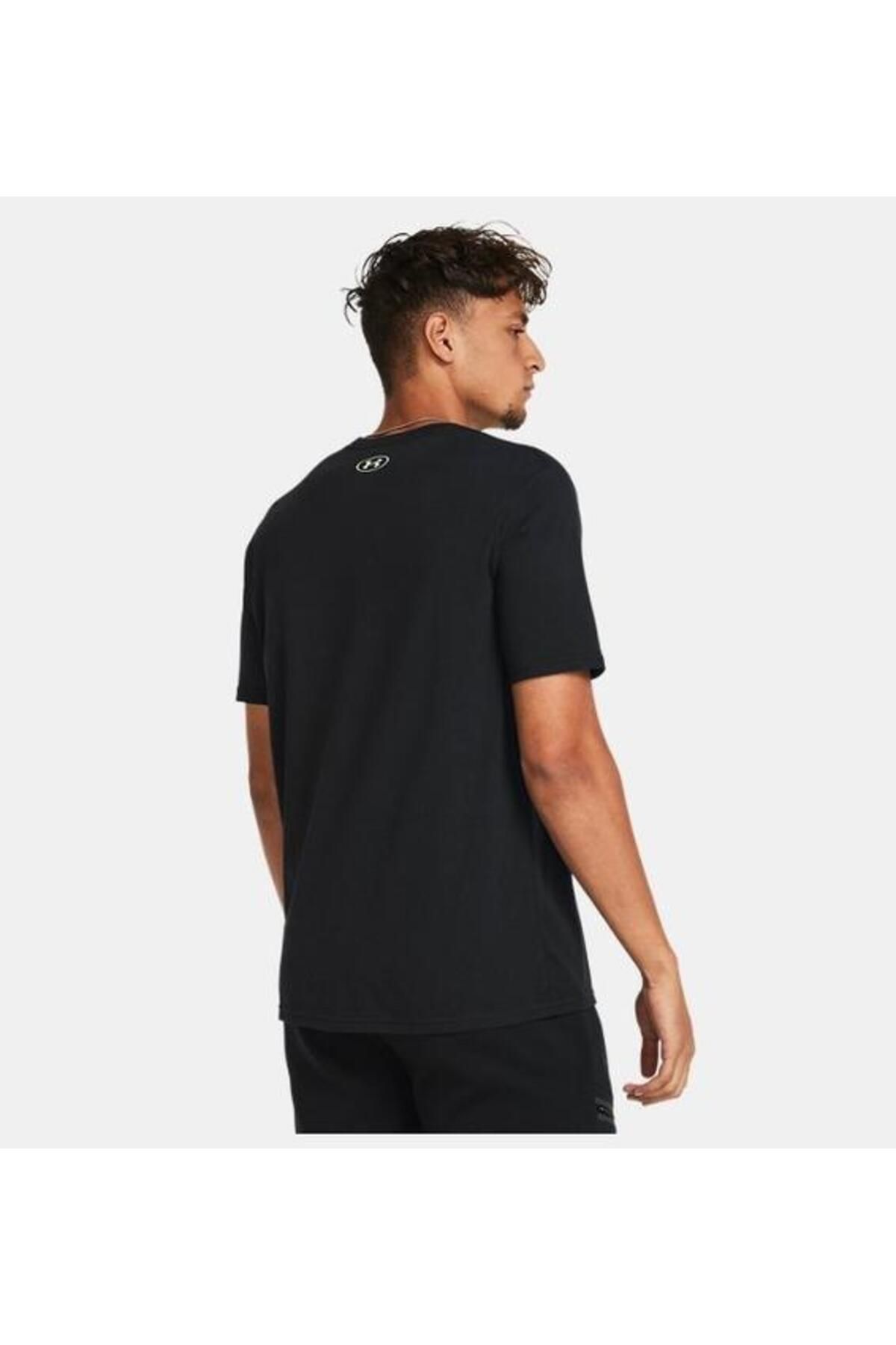 تی شرت مشکی مردانه آستین کوتاه Boxed ورزشیTYLE 'S UA 1329581 004 Under Armour