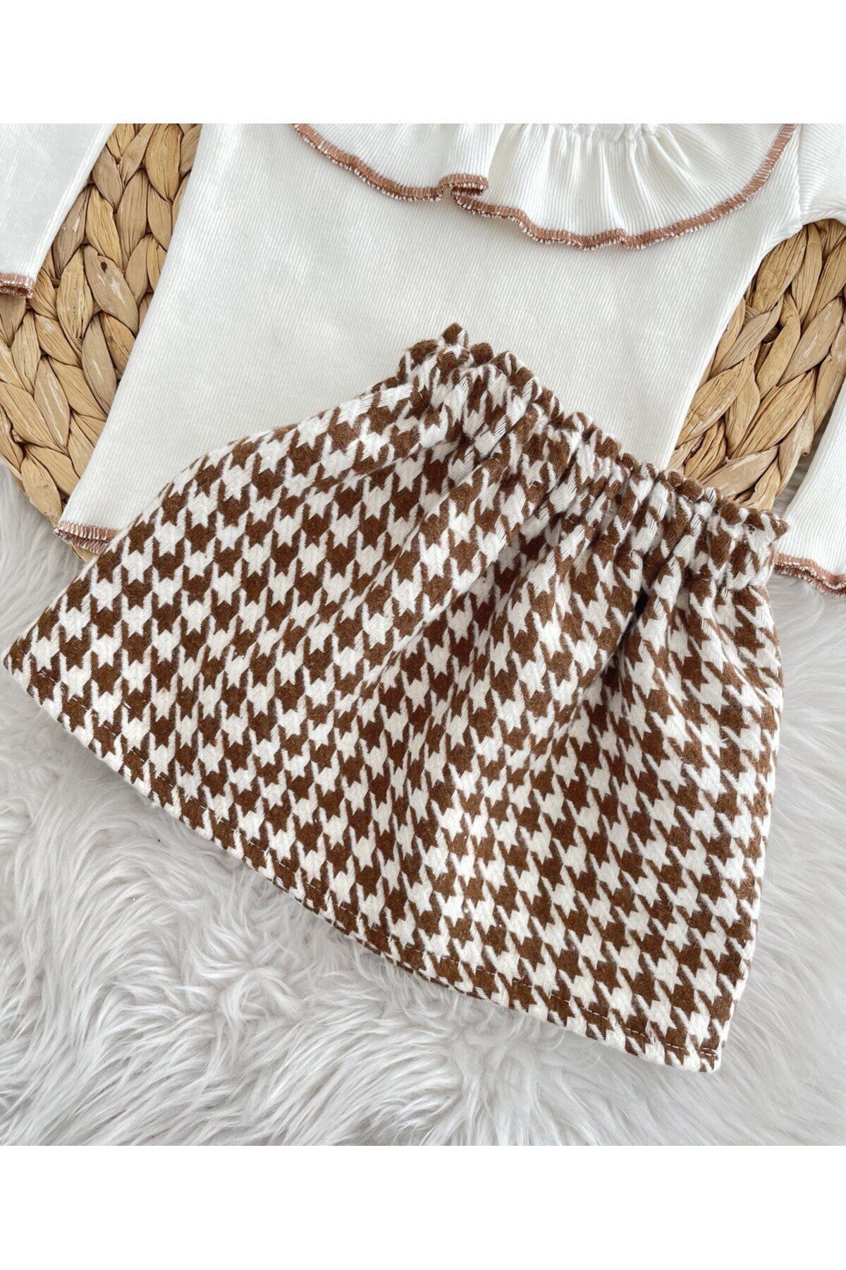 AKİF GİYİM Kiz Çocuk Fi̇yonklu Kazayaği Etek Badi̇ Takimi fotoğrafı 2 (önizleme)