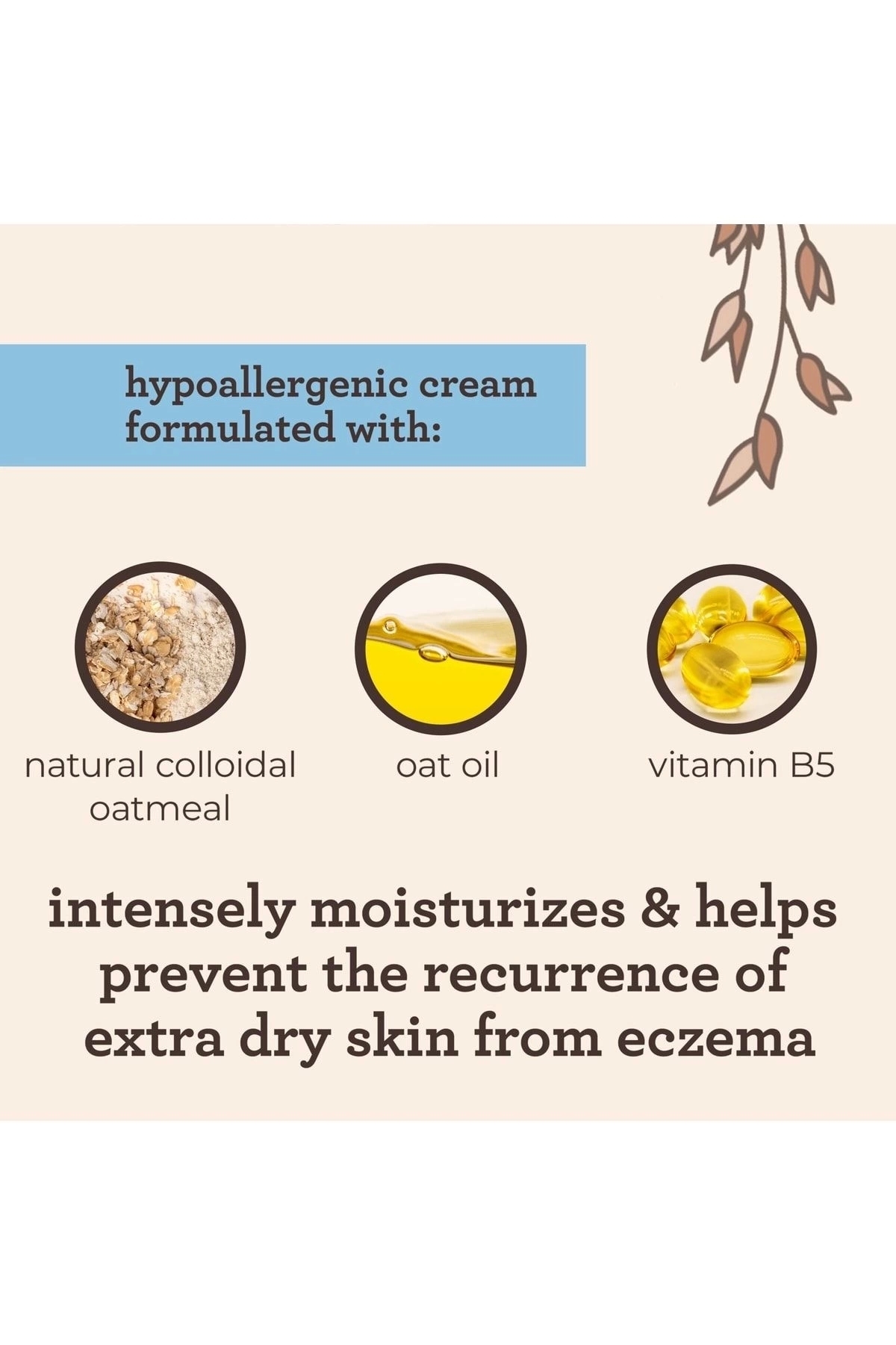 AVEENO Baby Eczema Therapy Moisturizng Cream 141 gr fotoğrafı 3 (önizleme)