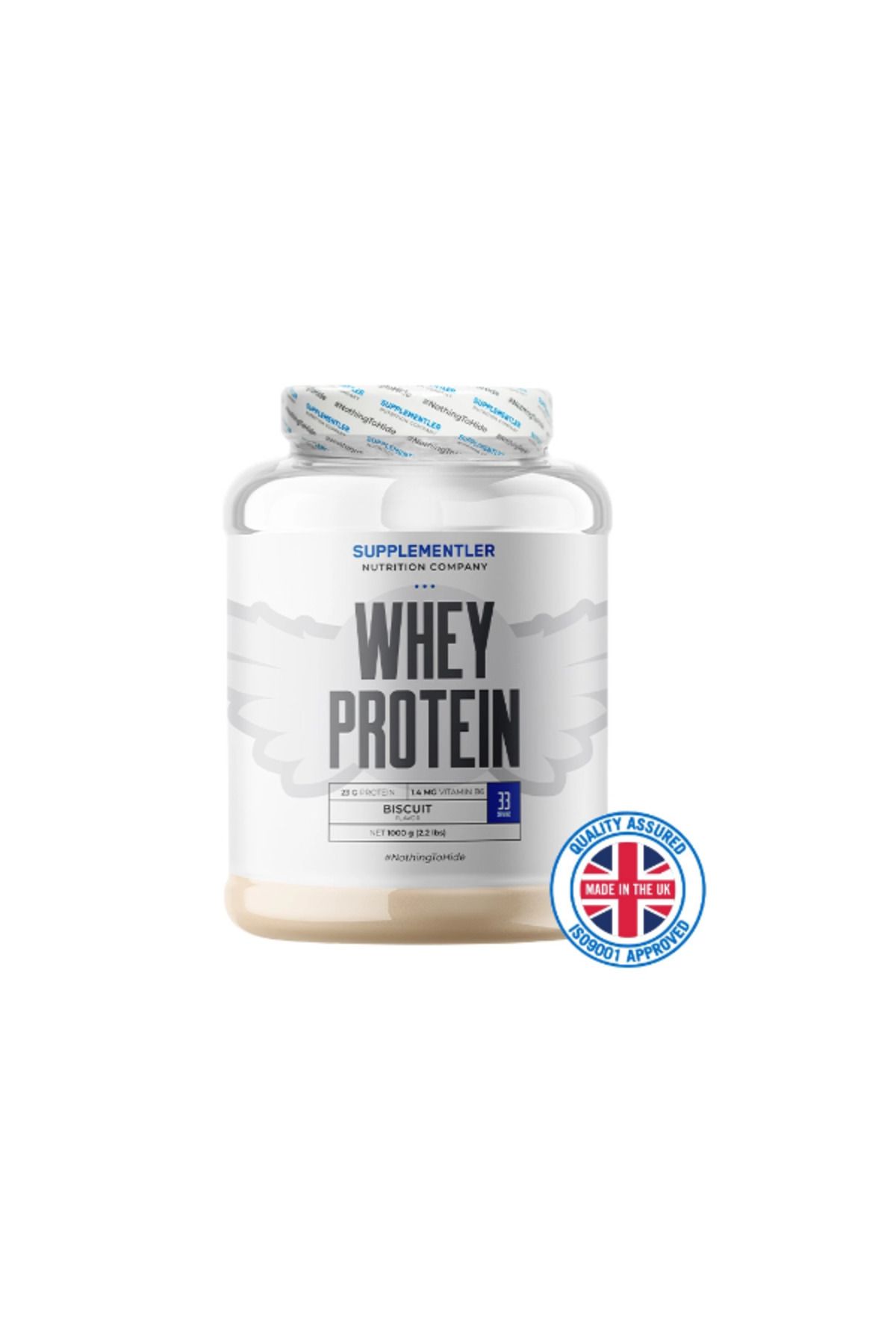 Supplementler Whey Protein 1000 gr - Bisküvi