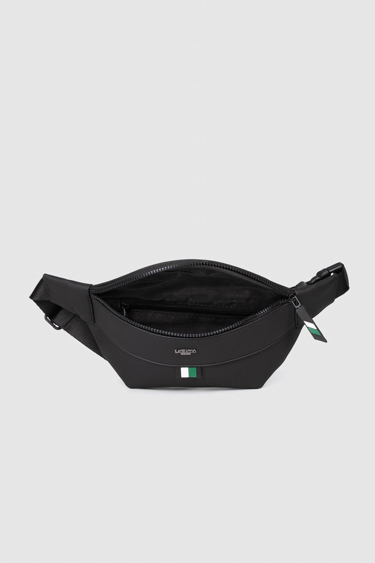 La La'Graccio Paris  La'graccio Paris Erkek Body Çanta Siyah - Görsel 5