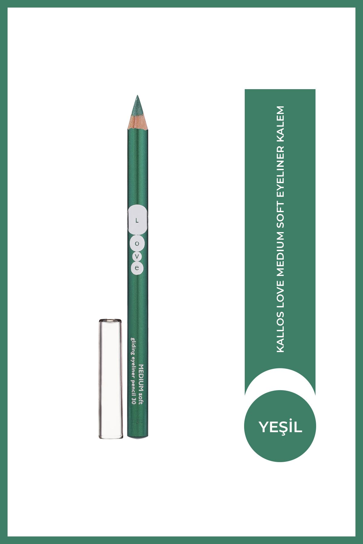 Kallos Cosmetics Kallos Love Medium Soft Yeşil Eyeliner Kalem