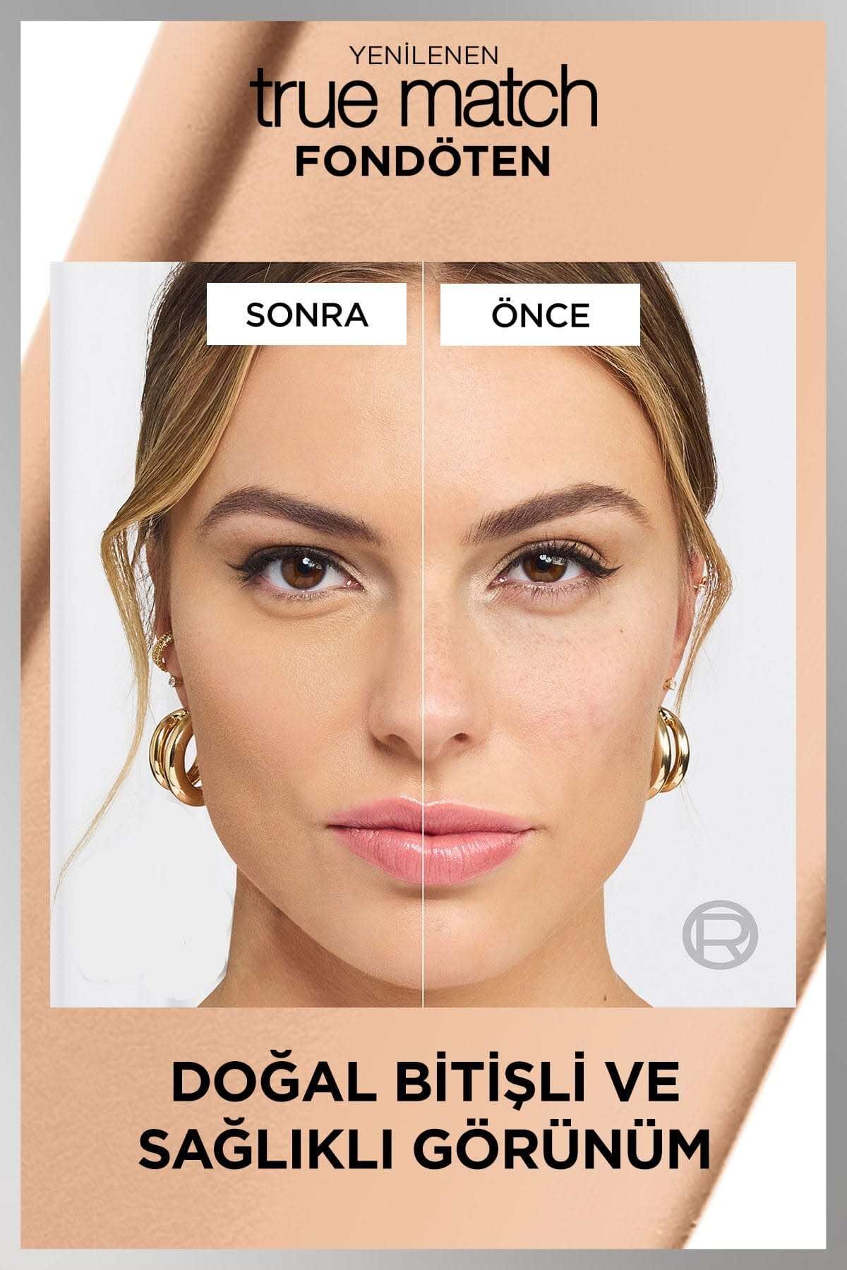 L'Oreal Paris کرم پودر مراقبتی True Match رنگ رز بژ شماره 3C