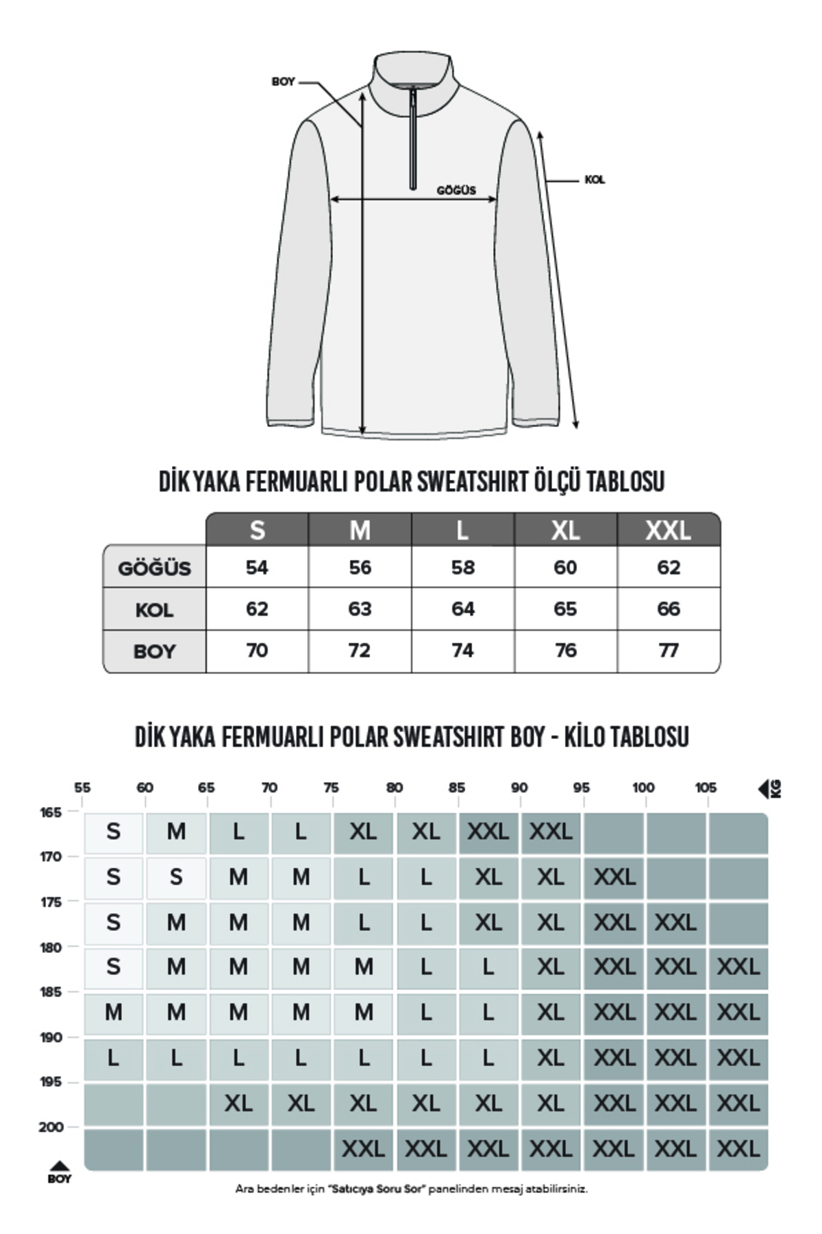 Tudors  Unisex Standart Fit Anti-pilling Tüylenme Yapmayan Soğuk Geçirmez Haki Bato Yaka Polar Sweatshirt - Görsel 6