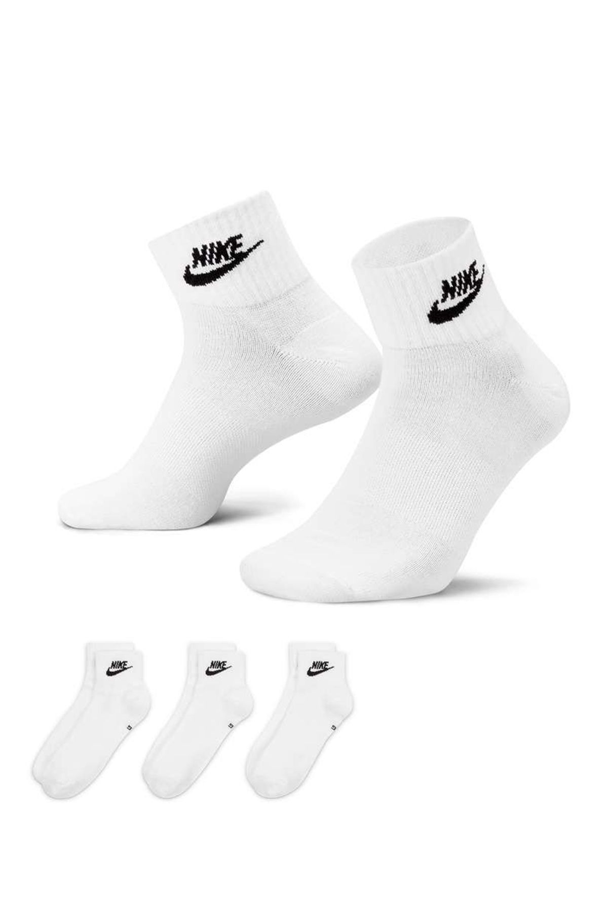 U NK NSW EVERYDAY ESSENTIAL AN WHITE جوراب مردانه Nike
