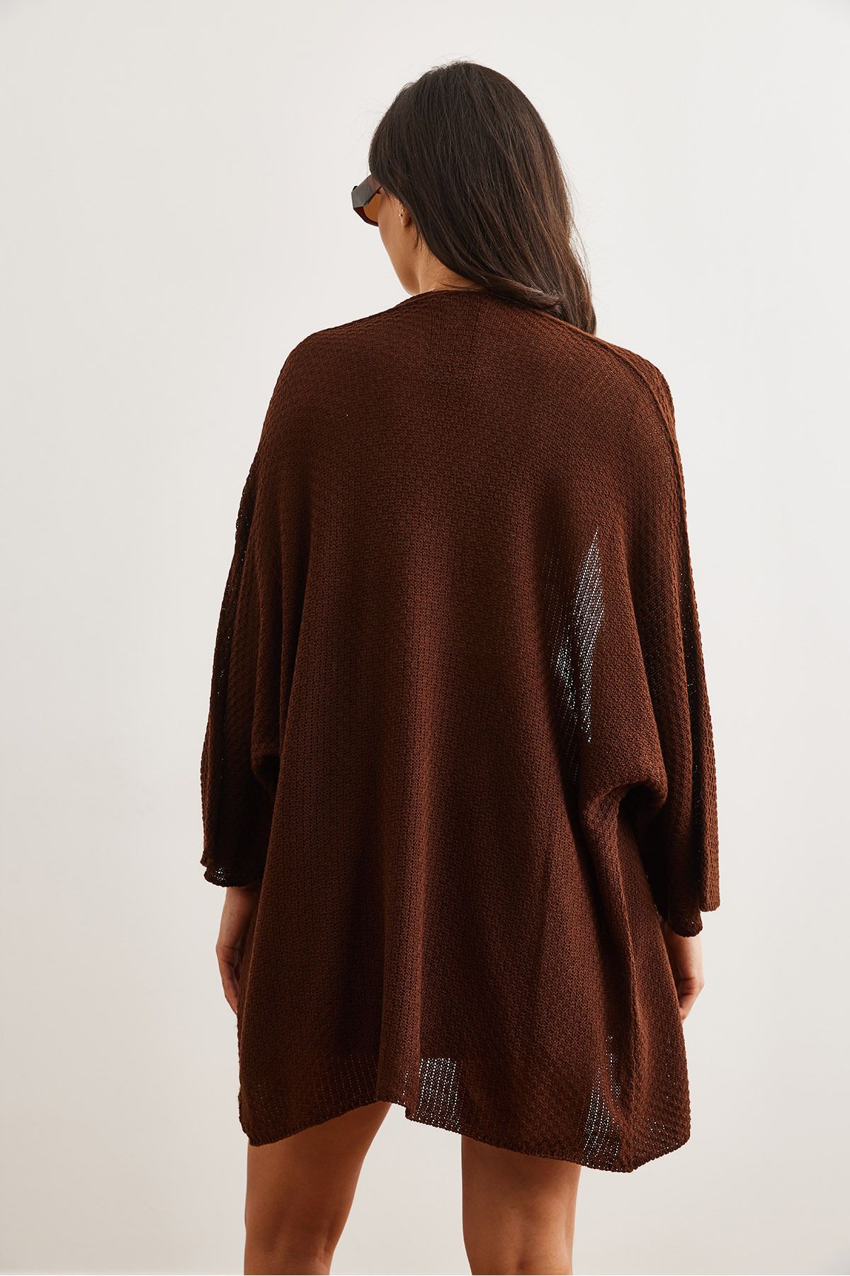 Olalook-Women's Bitter Brown Cardigan - Bat Spring, Hrk- 19000057 6