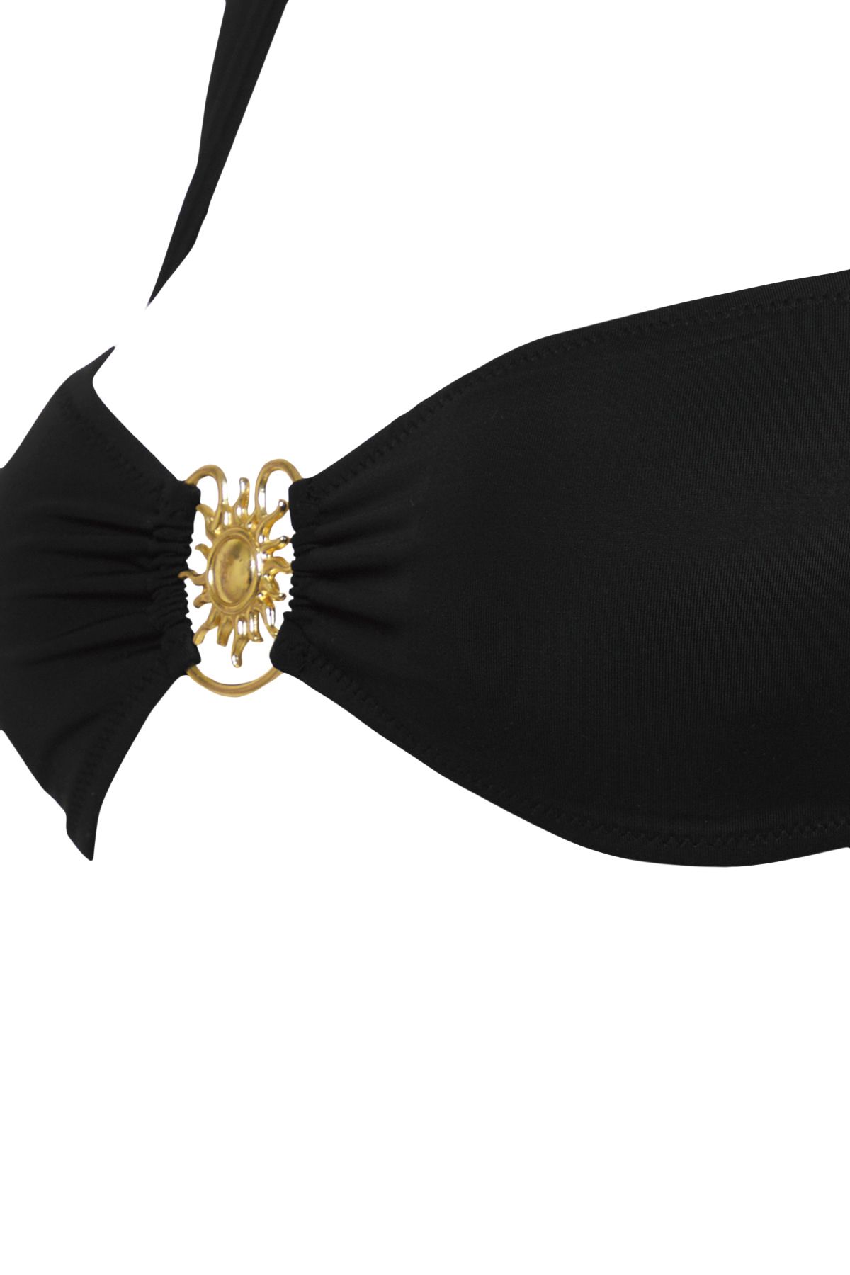 Trendyol Collection-Schwarzes Premium-Bikini-Set mit Sonnenaufsatz TBESS25BT00061 6