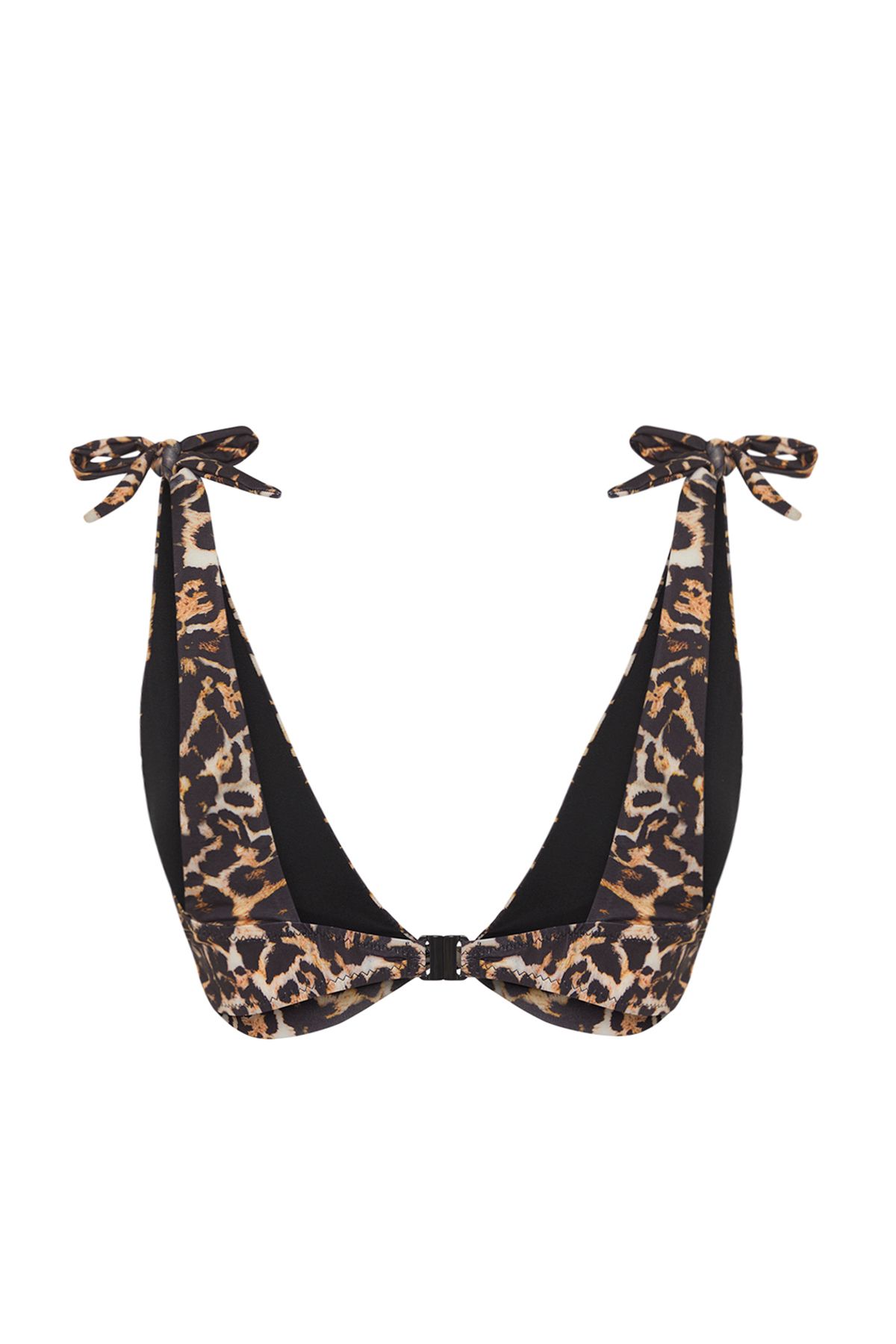 Trendyol Collection-Bralet-Knoten-Bikinioberteil mit Leopardenmuster TBESS24BU00155 6