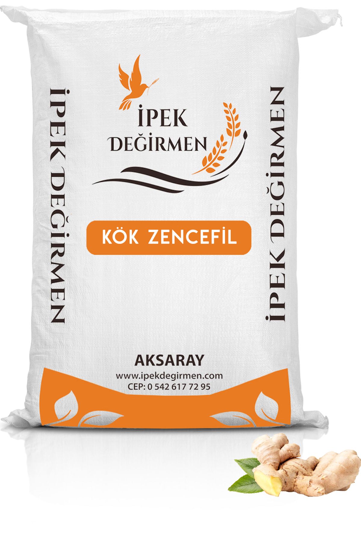 İpek Değirmen 250 GR Kurutulmuş Doğal Kök Zencefil