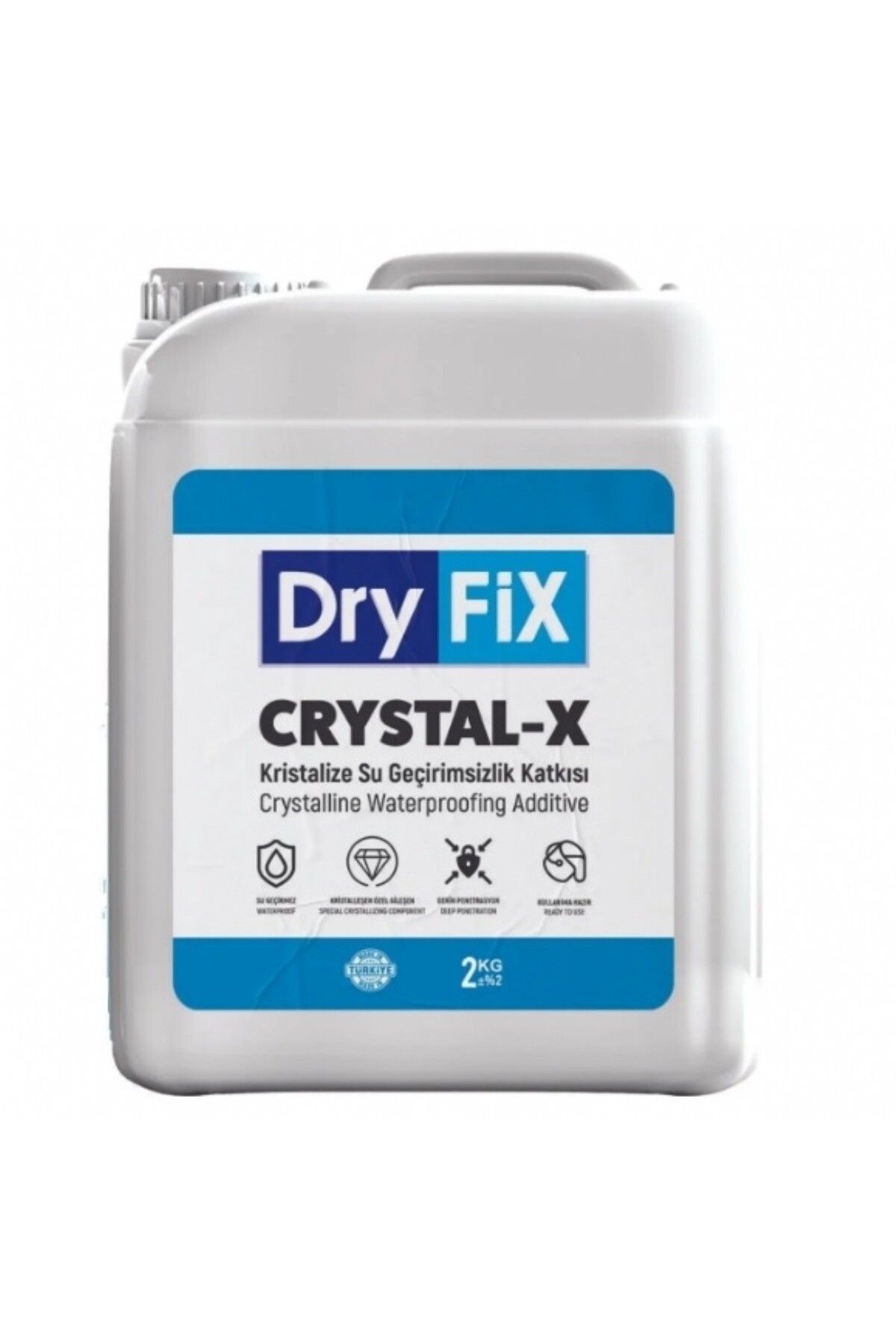 Dryfix Crystal-X Likit Kristalize Su Yalıtım Katkısı 30 Lt