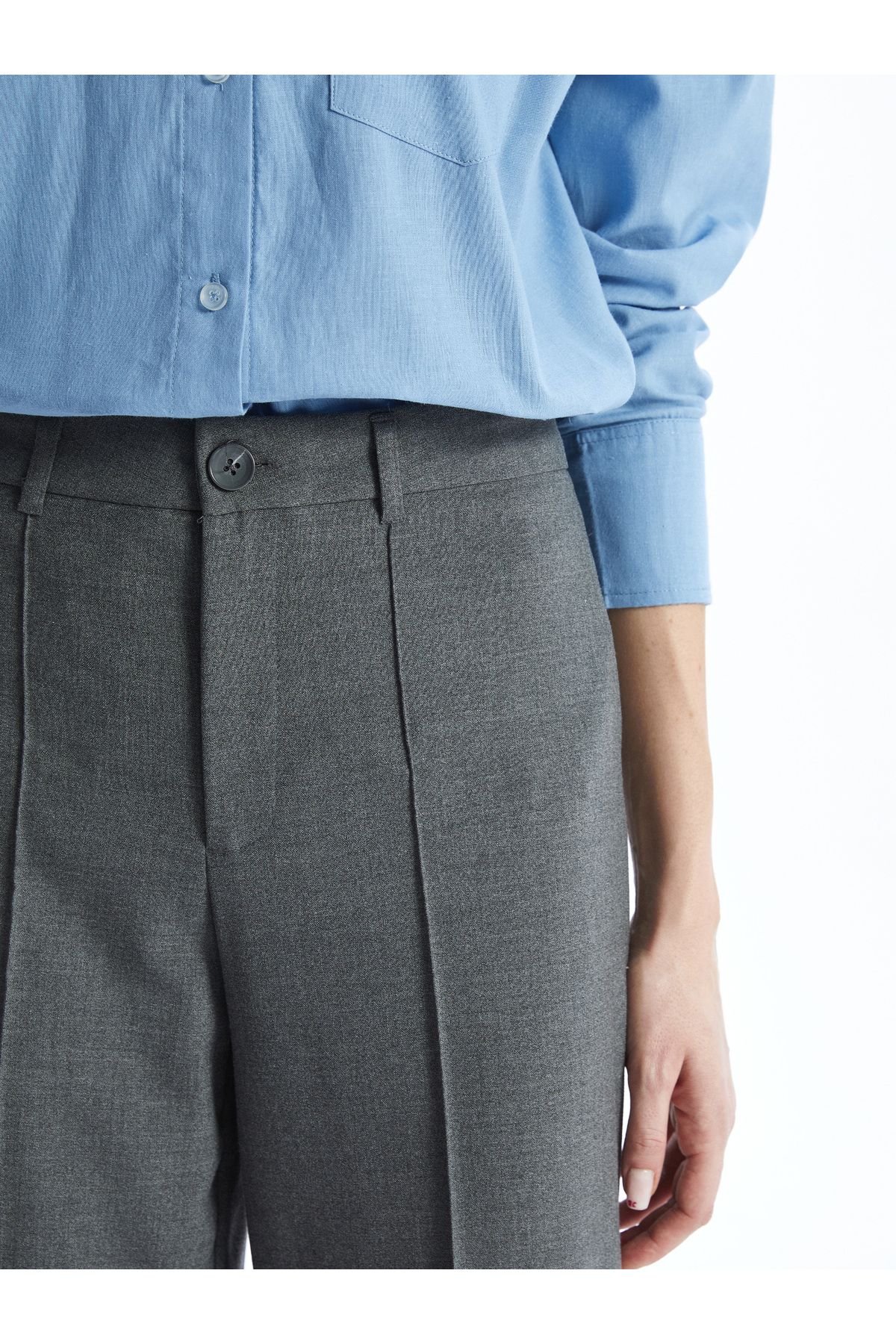 LC Waikiki-Slim Fit Women's Trousers 3
