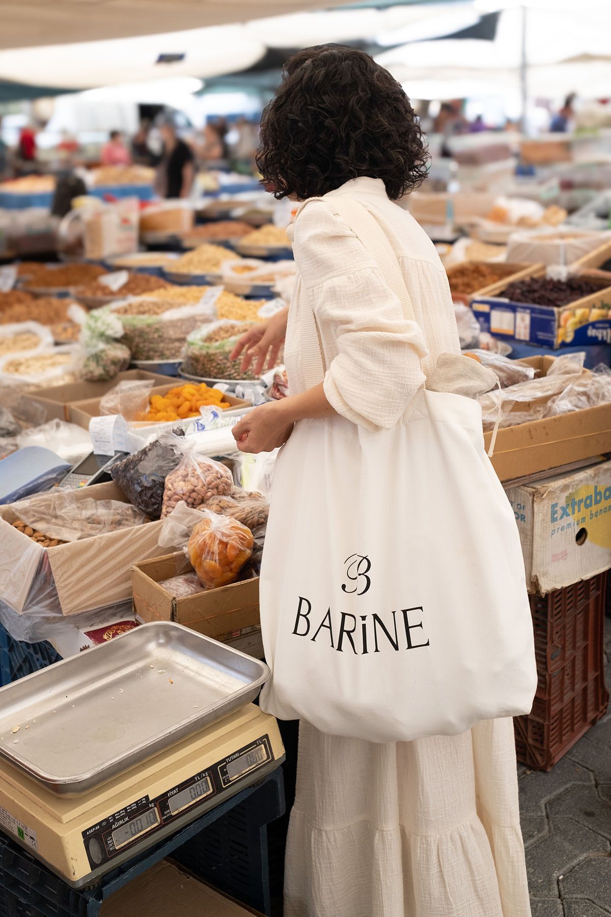 Barine Geanta Tote Imprimata - Geanta Mica Model 54x43 Femeie - One Size