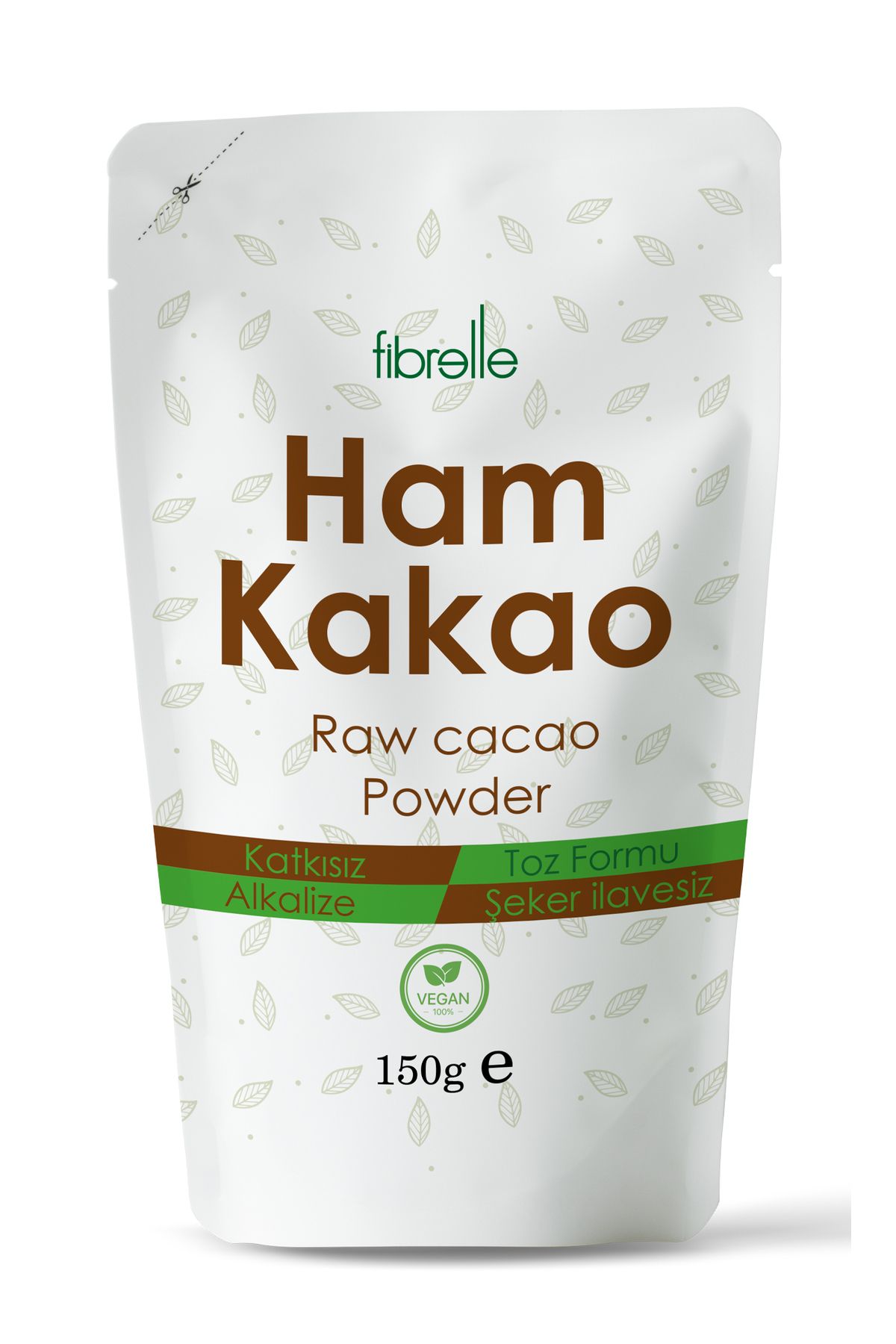 Fibrelle Ham Kakao , Cacao ,kakao Tozu , Kakao , Healty, Raw Cacao 150 gr