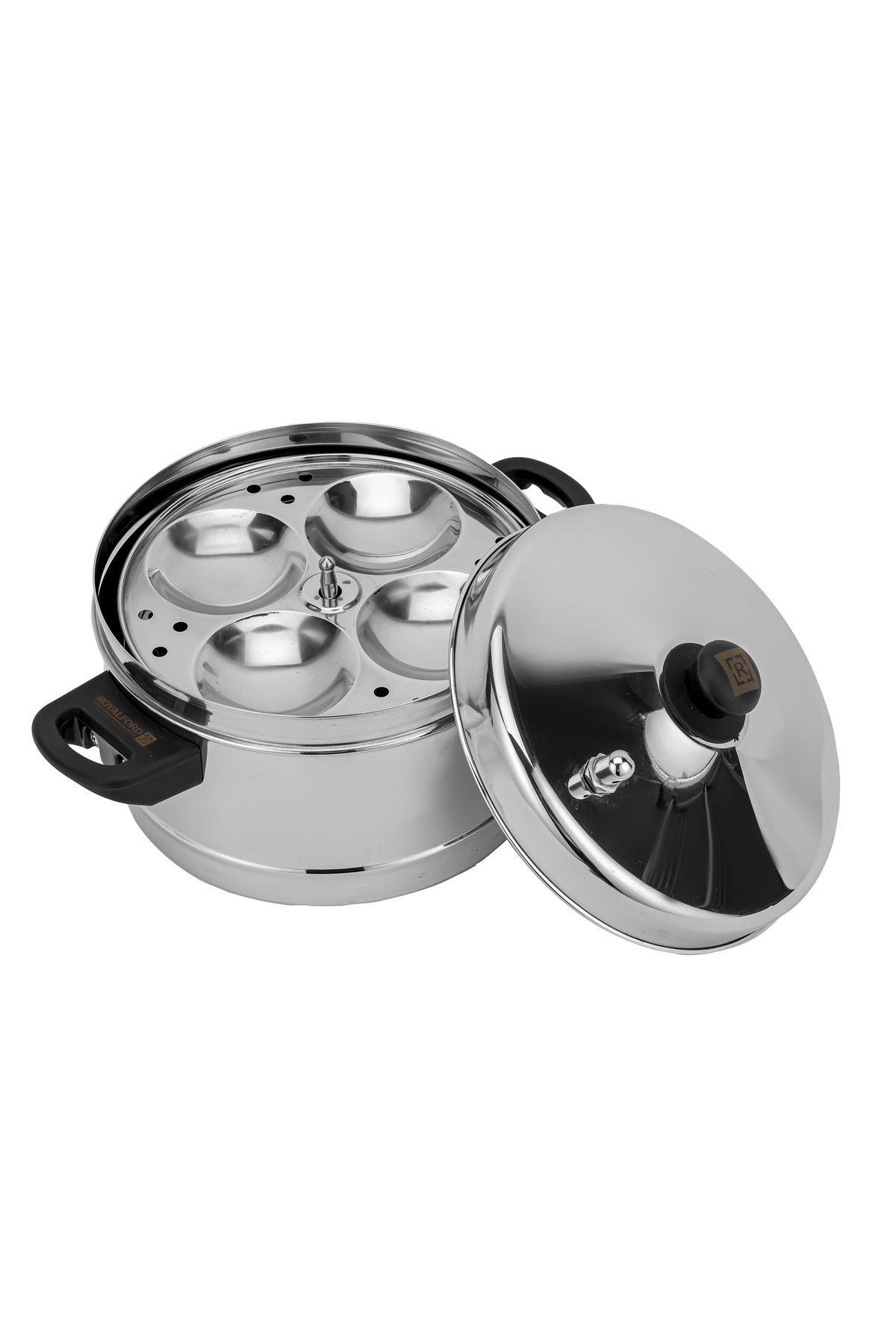 ROYALFORD Stainless Steel Idly Cooker 4L