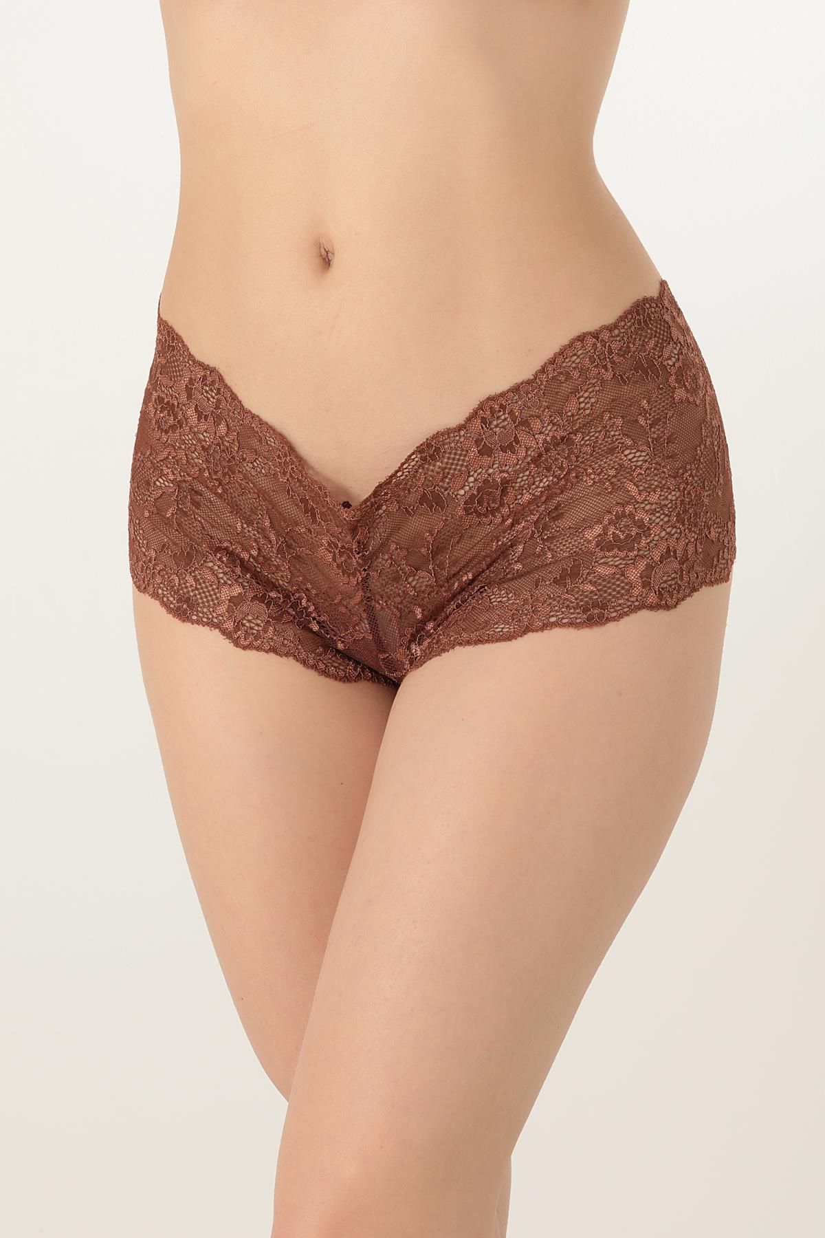 Miorre-Comfortable Fit Floral Pattern Lace Women's Hipster Panties 1